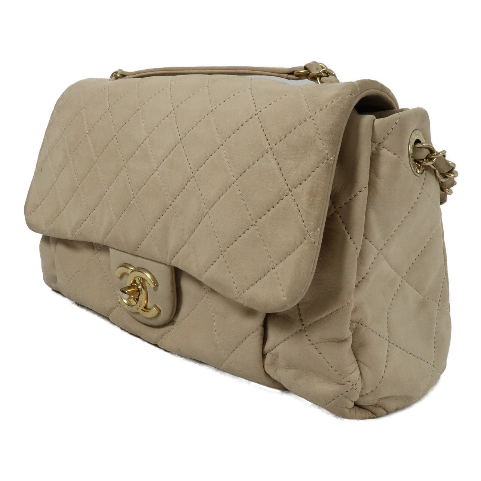 CHANEL 牛皮皮革Chain Shoulder鏈帶肩背袋