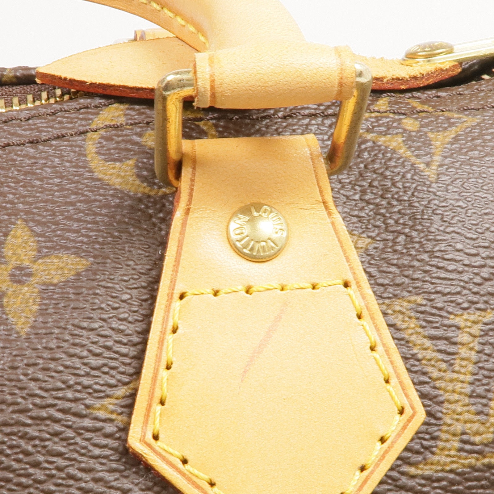 LOUIS VUITTON Monogram Speedy 25金扣手挽袋