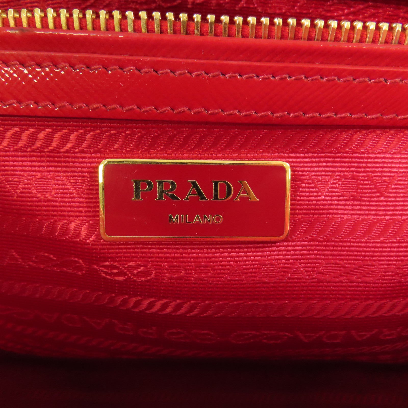 PRADA Saffiano皮革2 Way Shoulder Bag金扣手挽肩背兩用袋