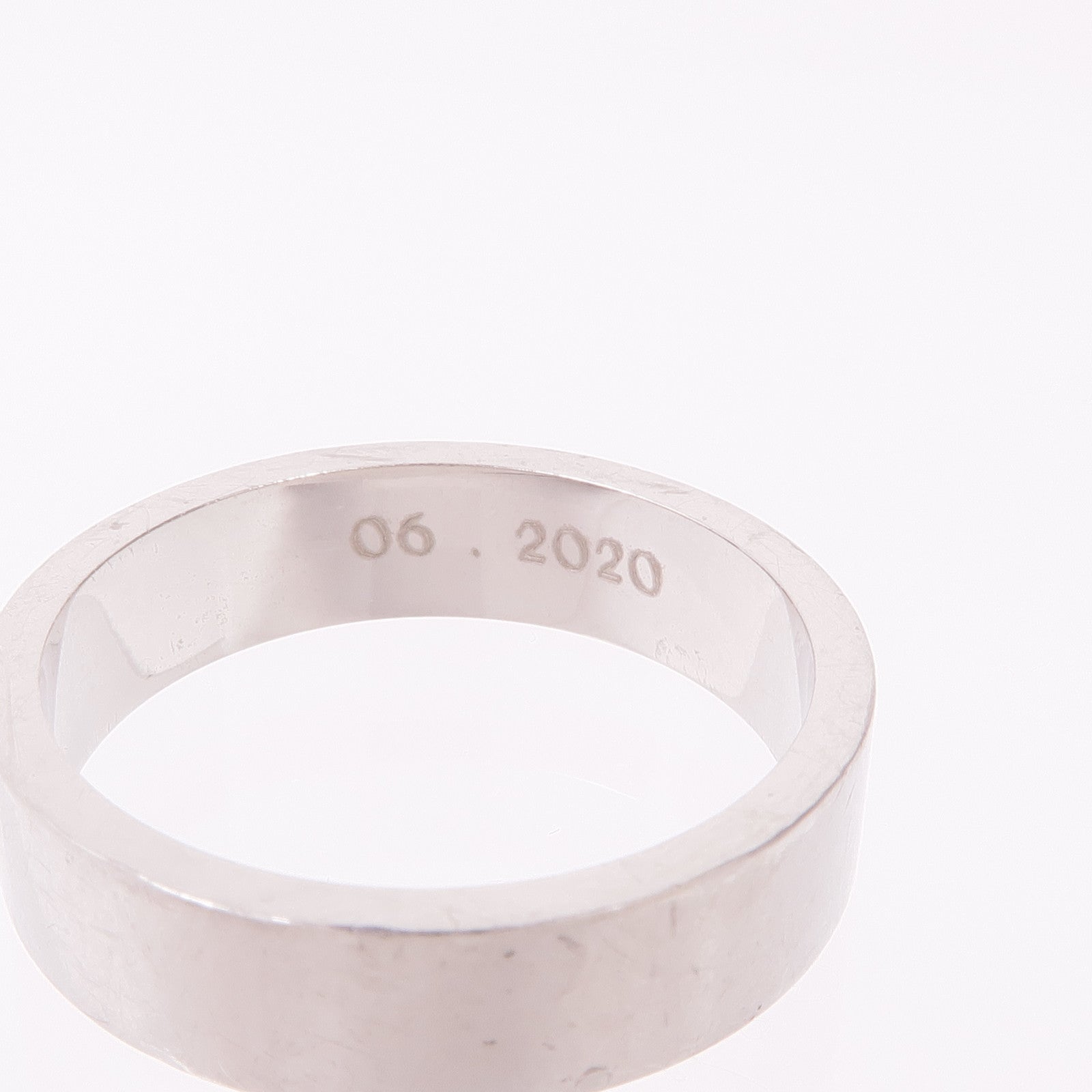 CARTIER PT950鉑金C de Cartier Wedding Band戒指Cartier#57/US#8