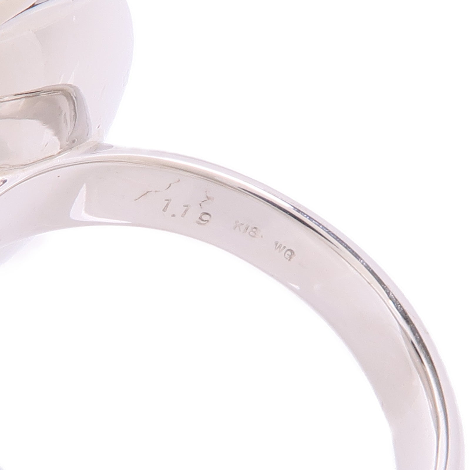 JEWELRY 【激減優惠】18K白金Ruby/Diamond Ring紅寶石/鑽石戒指US#6