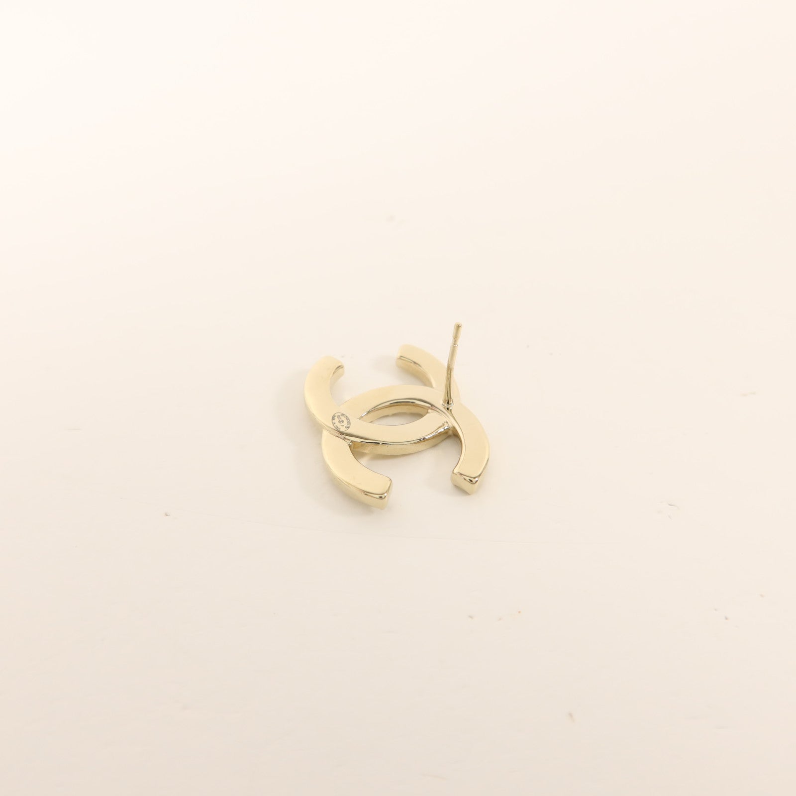 CHANEL 金屬/水晶Pierced Earring耳環