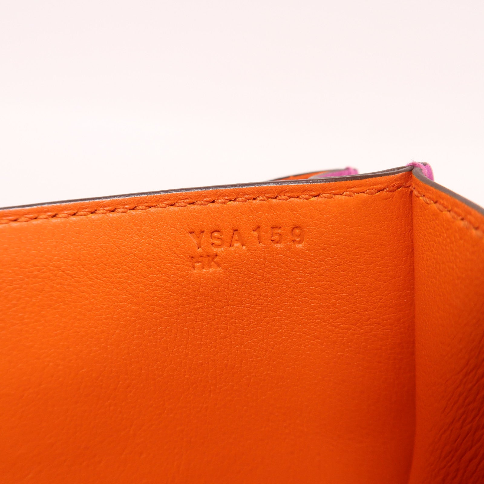 HERMES【激減優惠】 Swift皮革Constance Mini銀扣肩背袋紫色