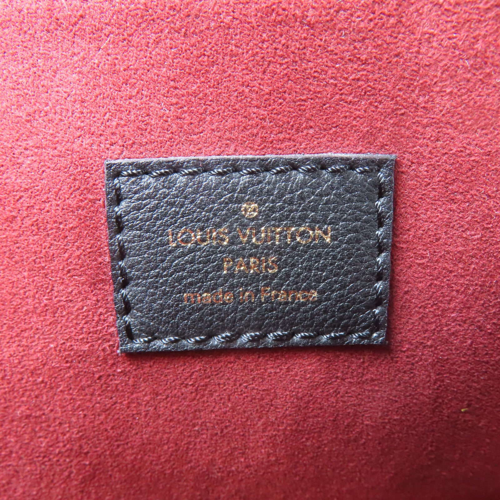 LOUIS VUITTON 【激減優惠】牛皮皮革Lockme Tote金扣肩背袋黑色