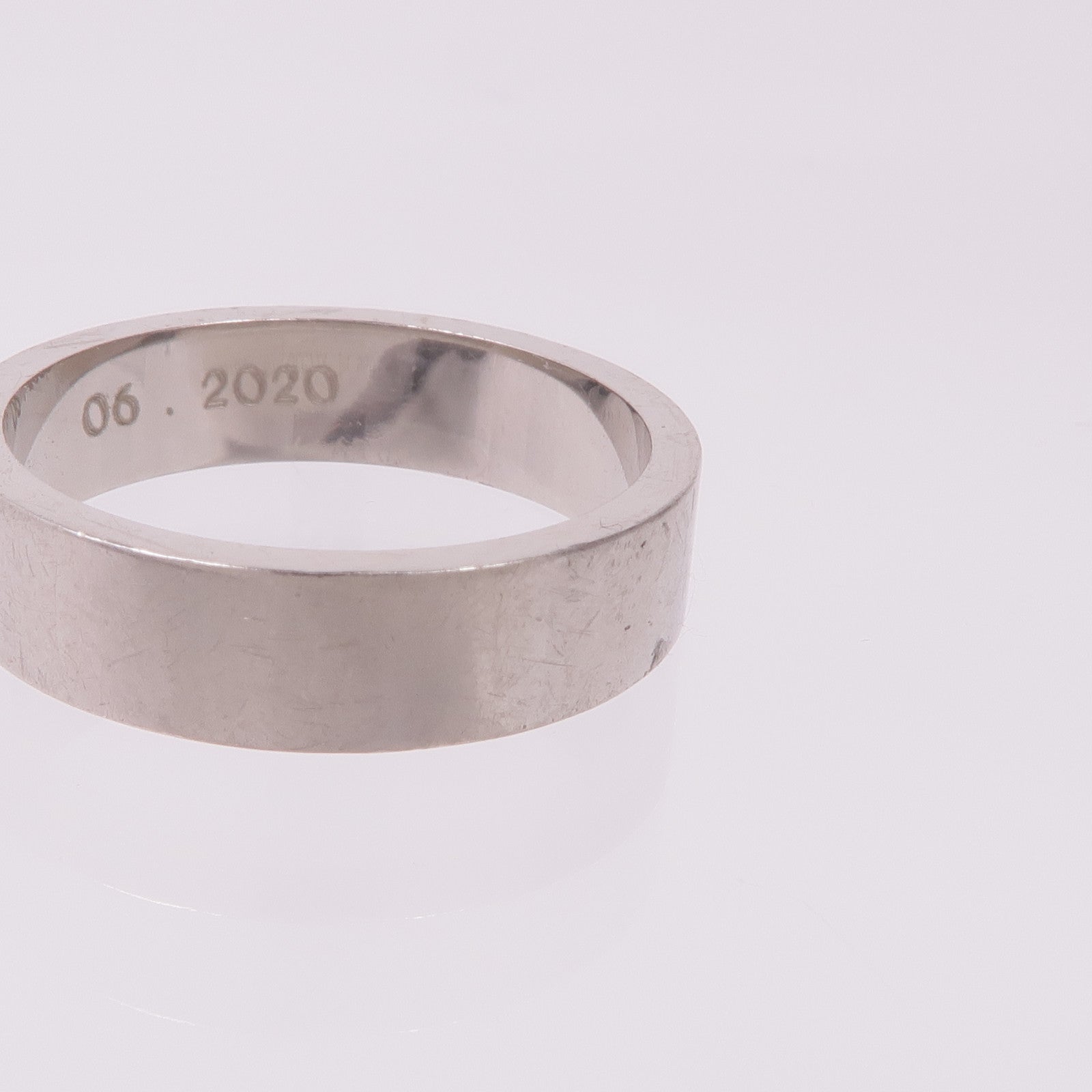 CARTIER PT950鉑金C de Cartier Wedding Band戒指Cartier#57/US#8