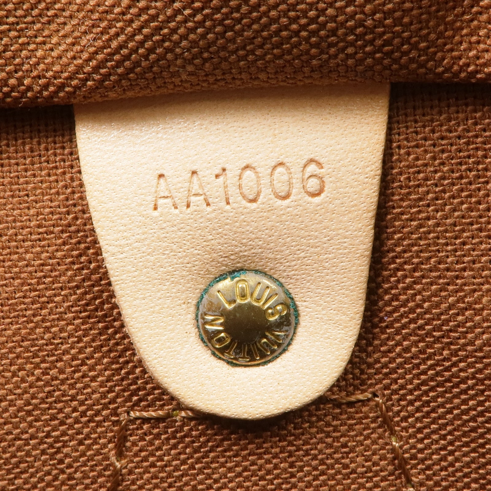 LOUIS VUITTON Monogram Speedy 25金扣手挽袋