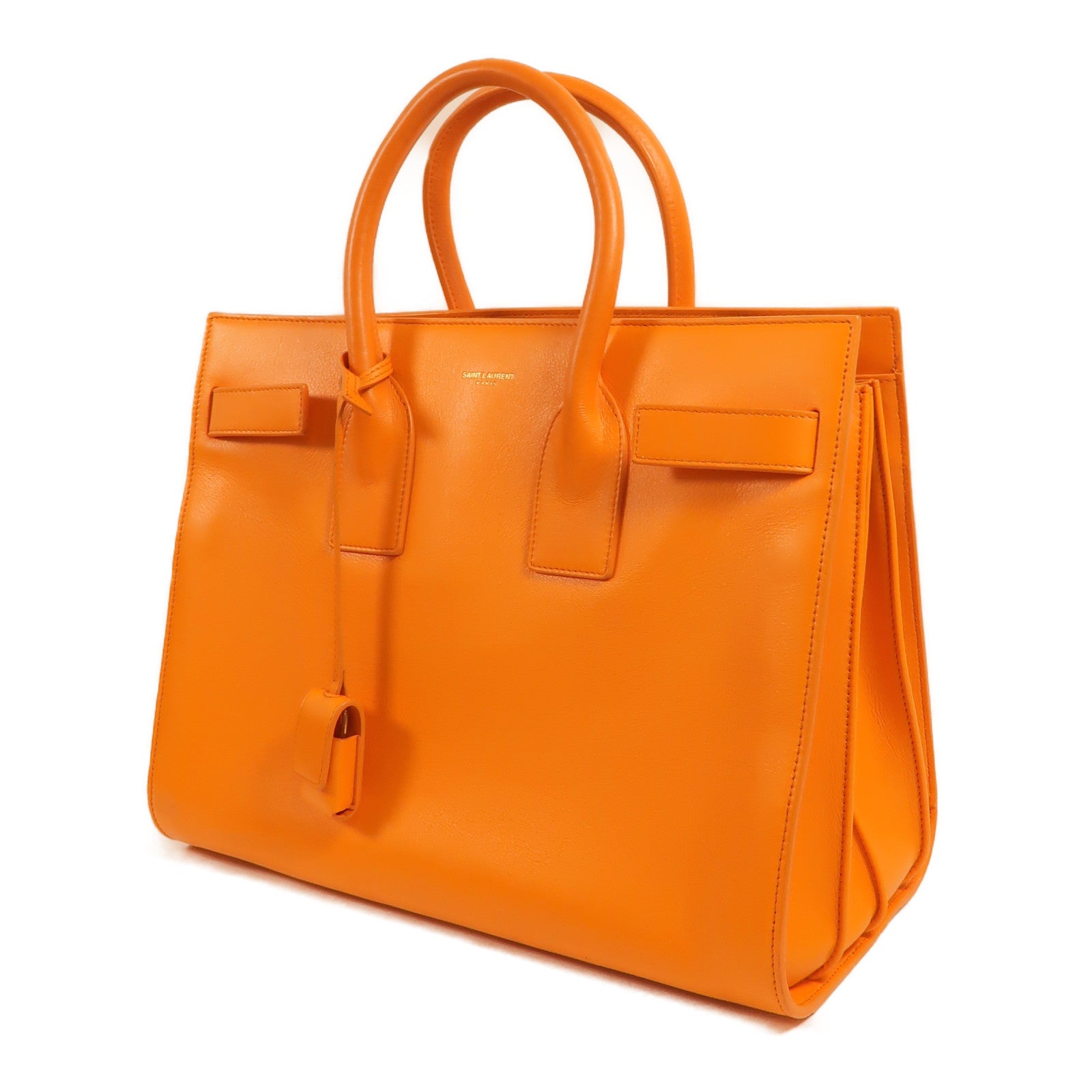 SAINT LAURENT 牛皮皮革Sac De Jour手挽肩背兩用袋