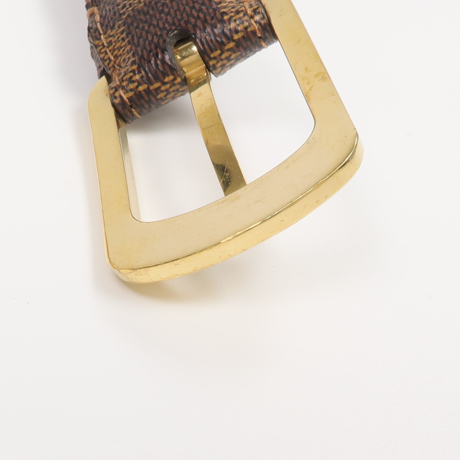 LOUIS VUITTON 【激減優惠】Damier Ceinture Ellipse金扣皮帶