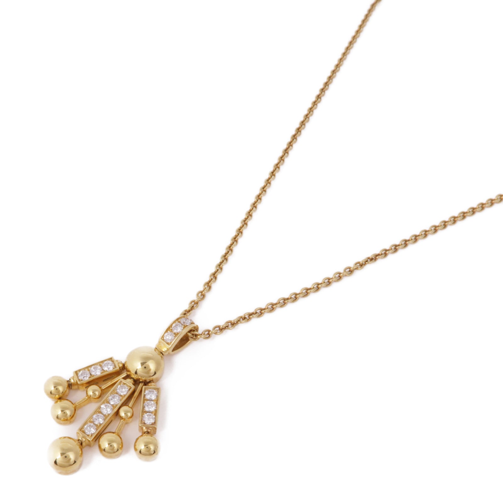 BVLGARI 18K黃金Astra Recerchi Fireworks鑽石項鍊