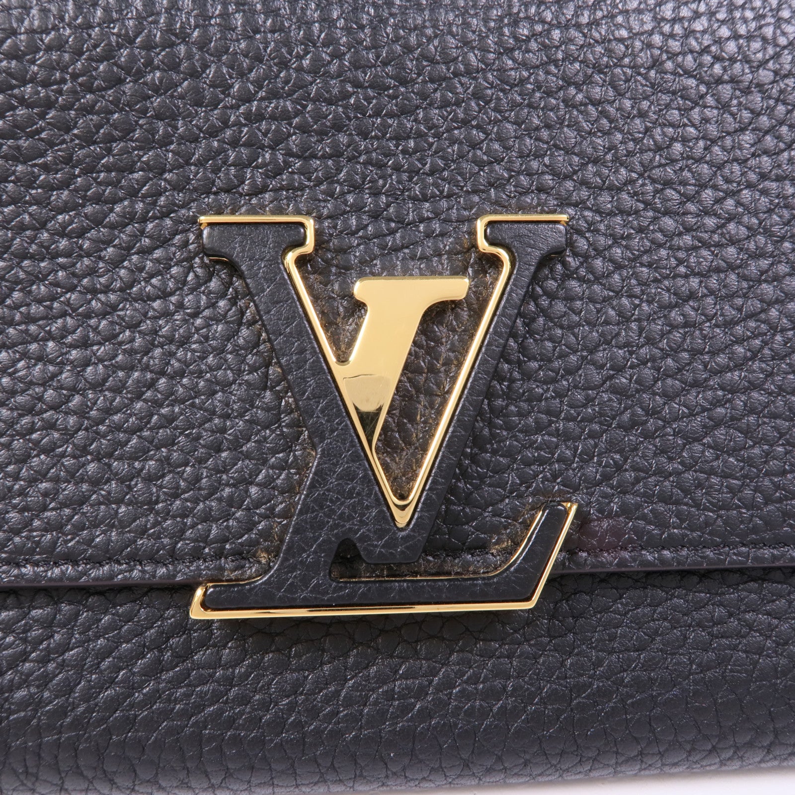 LOUIS VUITTON 【激減優惠】Taurillon Capucines金扣長錢包