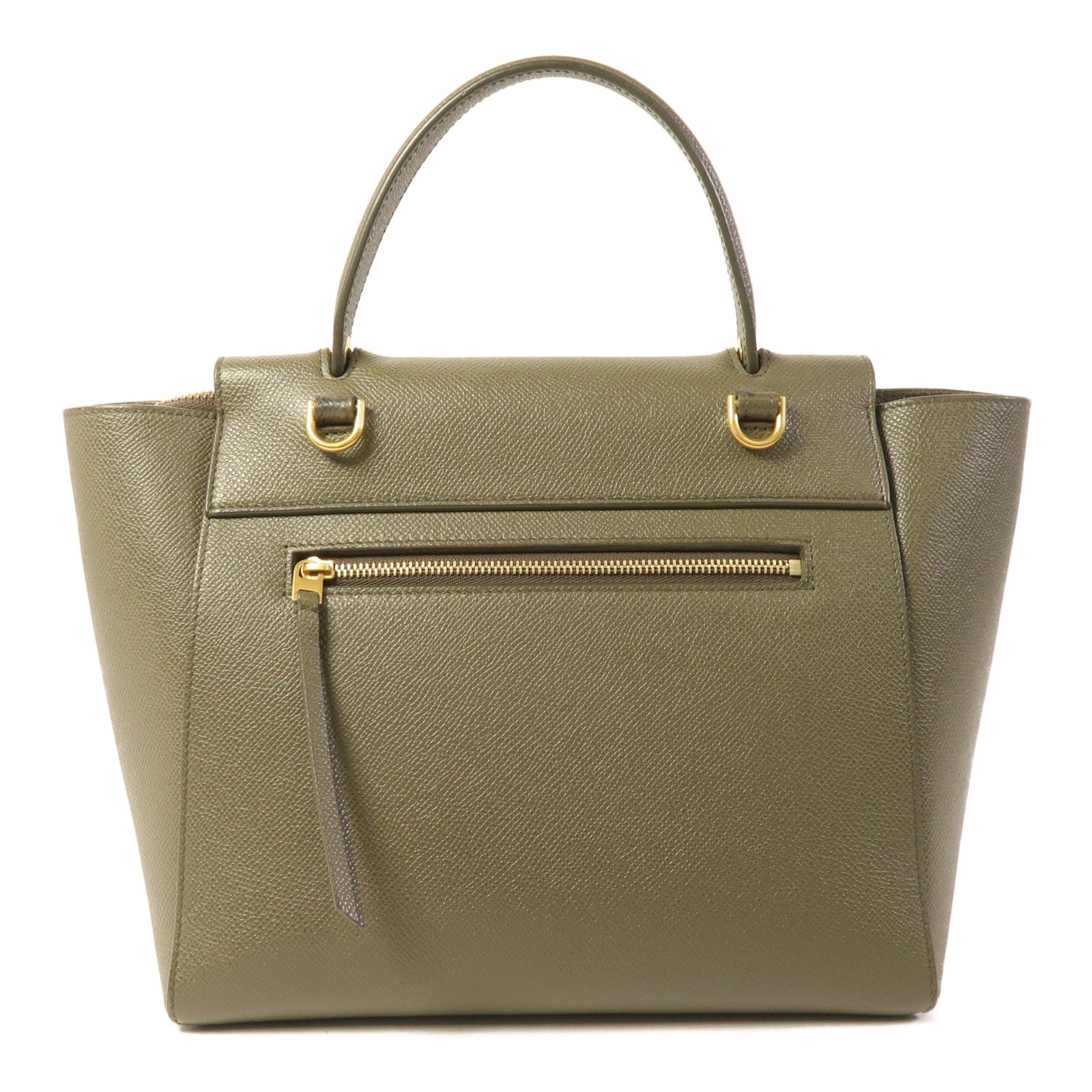 CELINE 牛皮皮革Micro Belt Bag金扣手挽肩背兩用袋