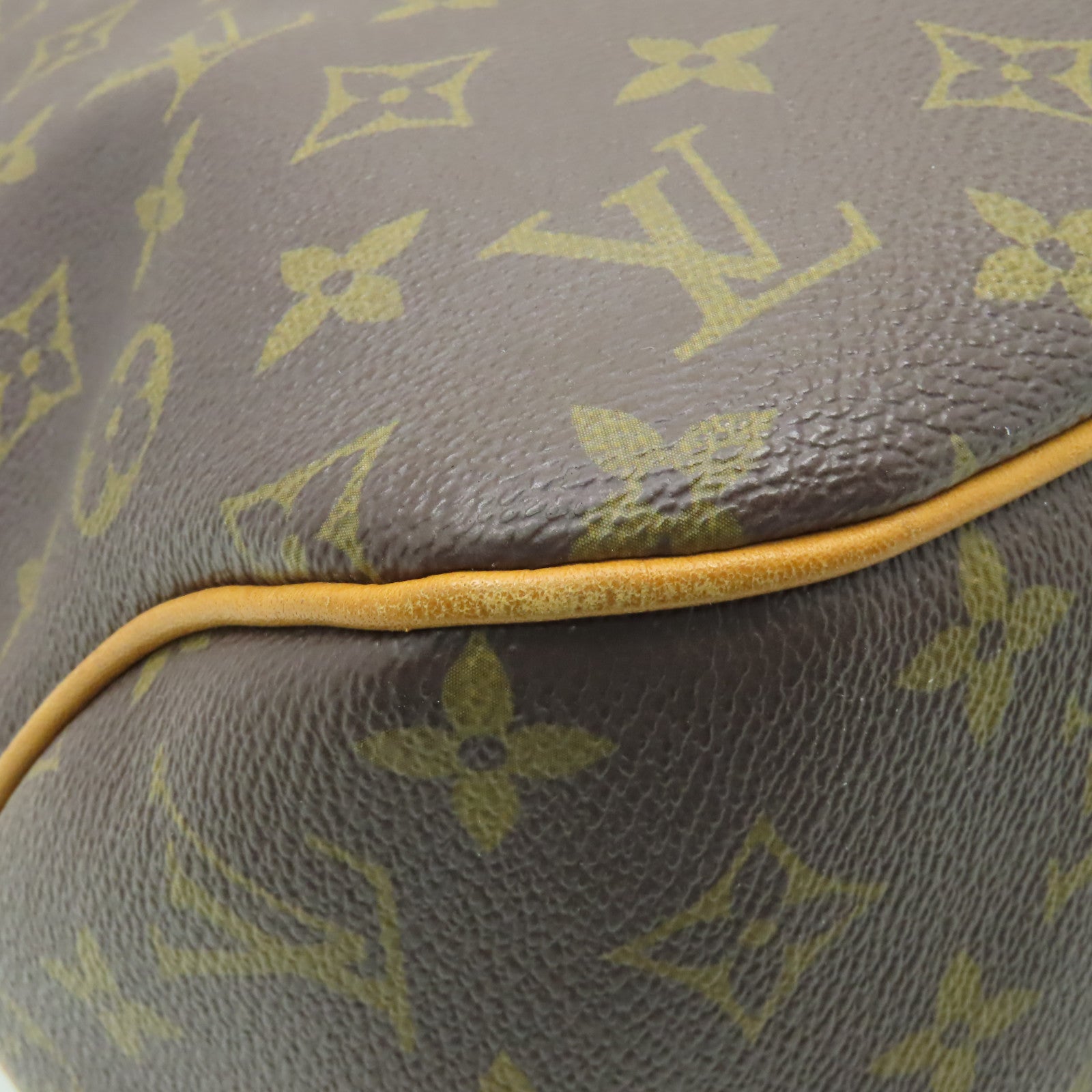 LOUIS VUITTON 【激減優惠】Monogram Delightful MM金扣肩背袋棕色