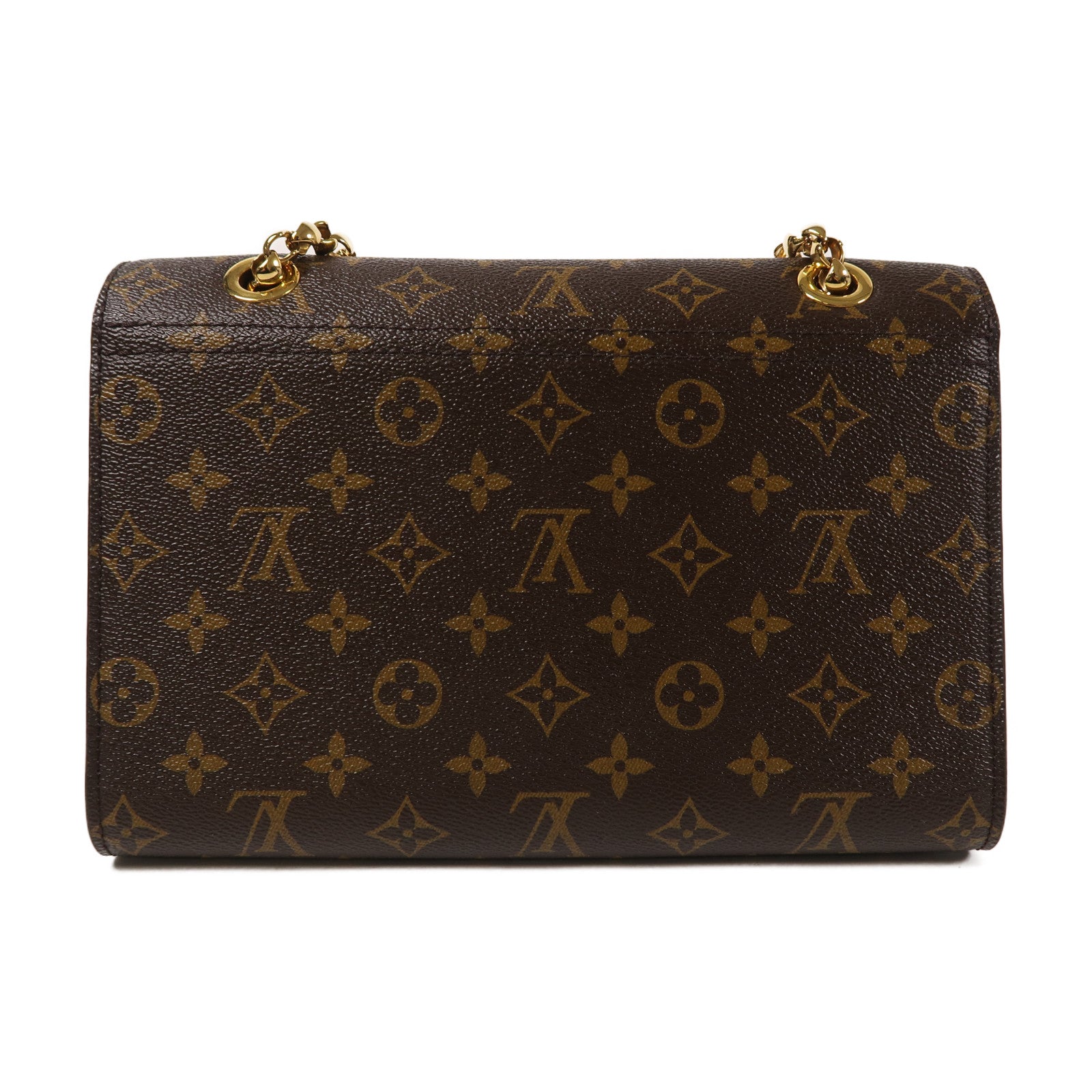 LOUIS VUITTON Monogram Victoire金扣鏈帶肩背袋