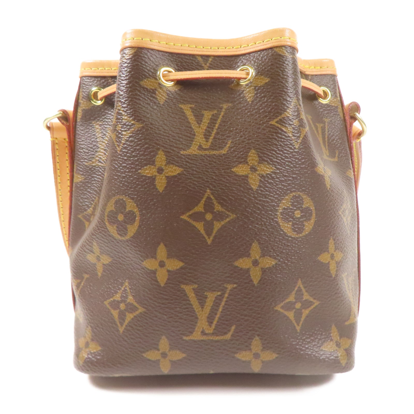 LOUIS VUITTON Monogram Nano Noe金扣肩背袋