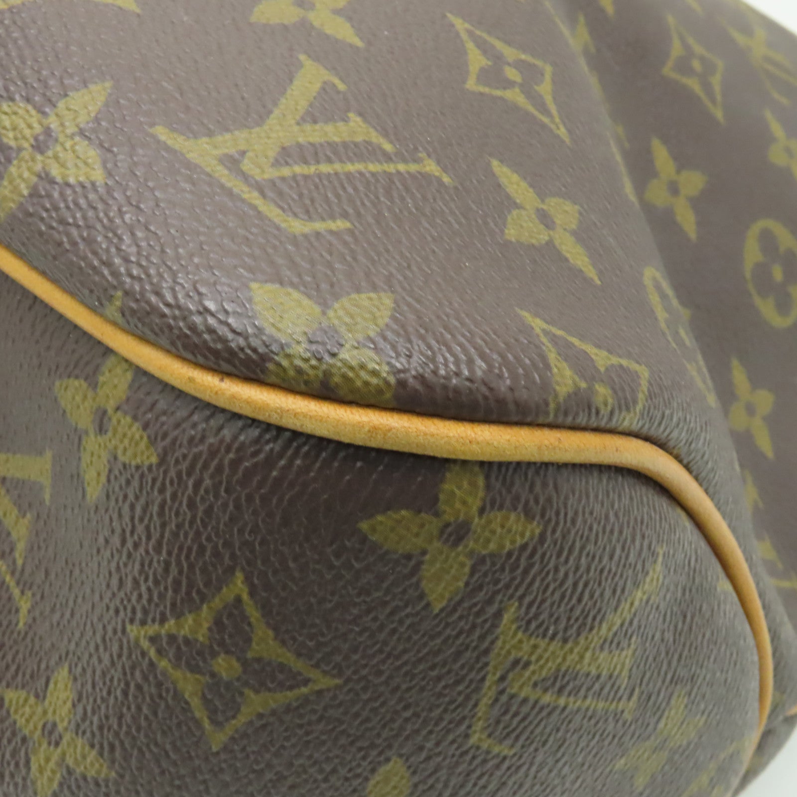 LOUIS VUITTON 【激減優惠】Monogram Delightful MM金扣肩背袋棕色