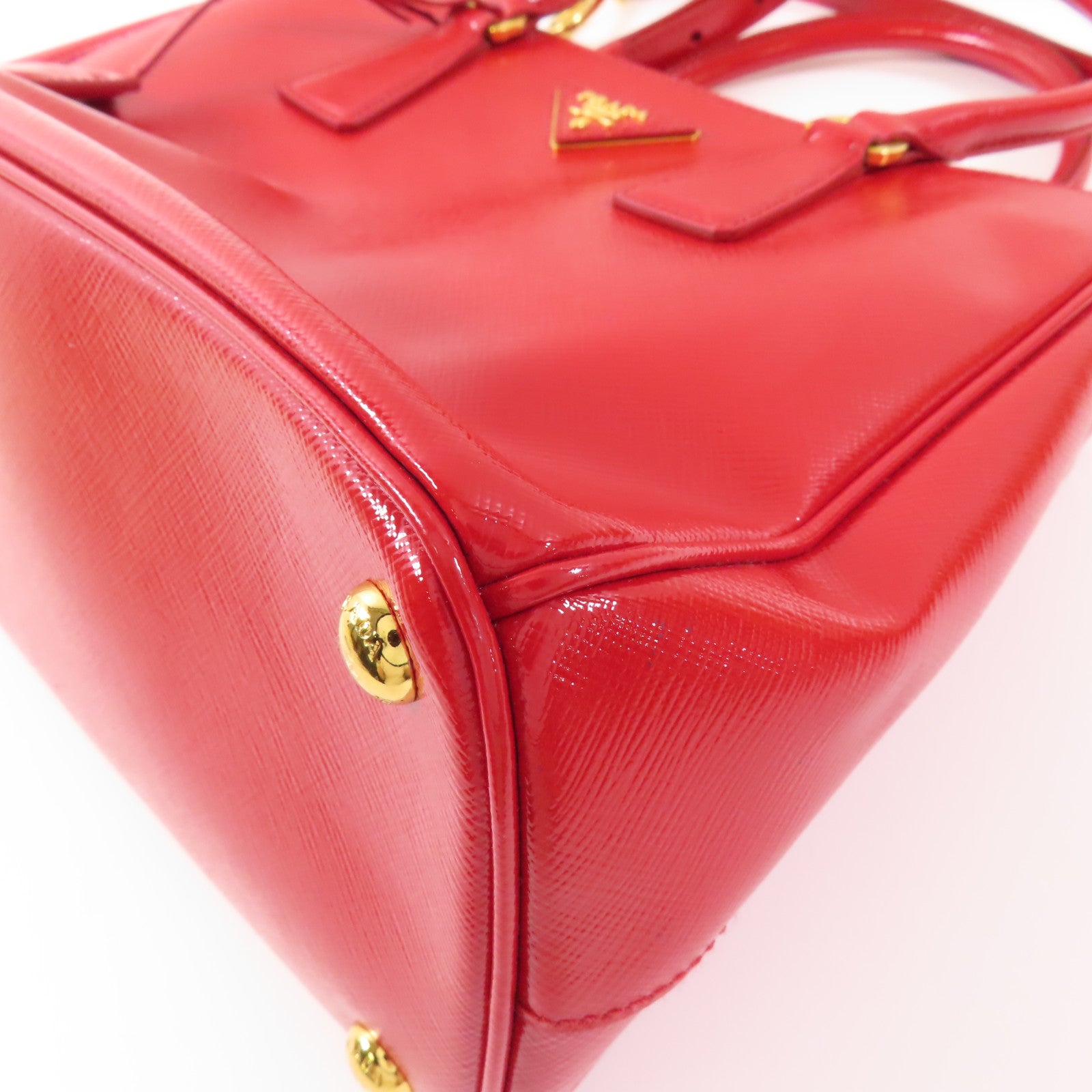 PRADA Saffiano皮革2 Way Shoulder Bag金扣手挽肩背兩用袋