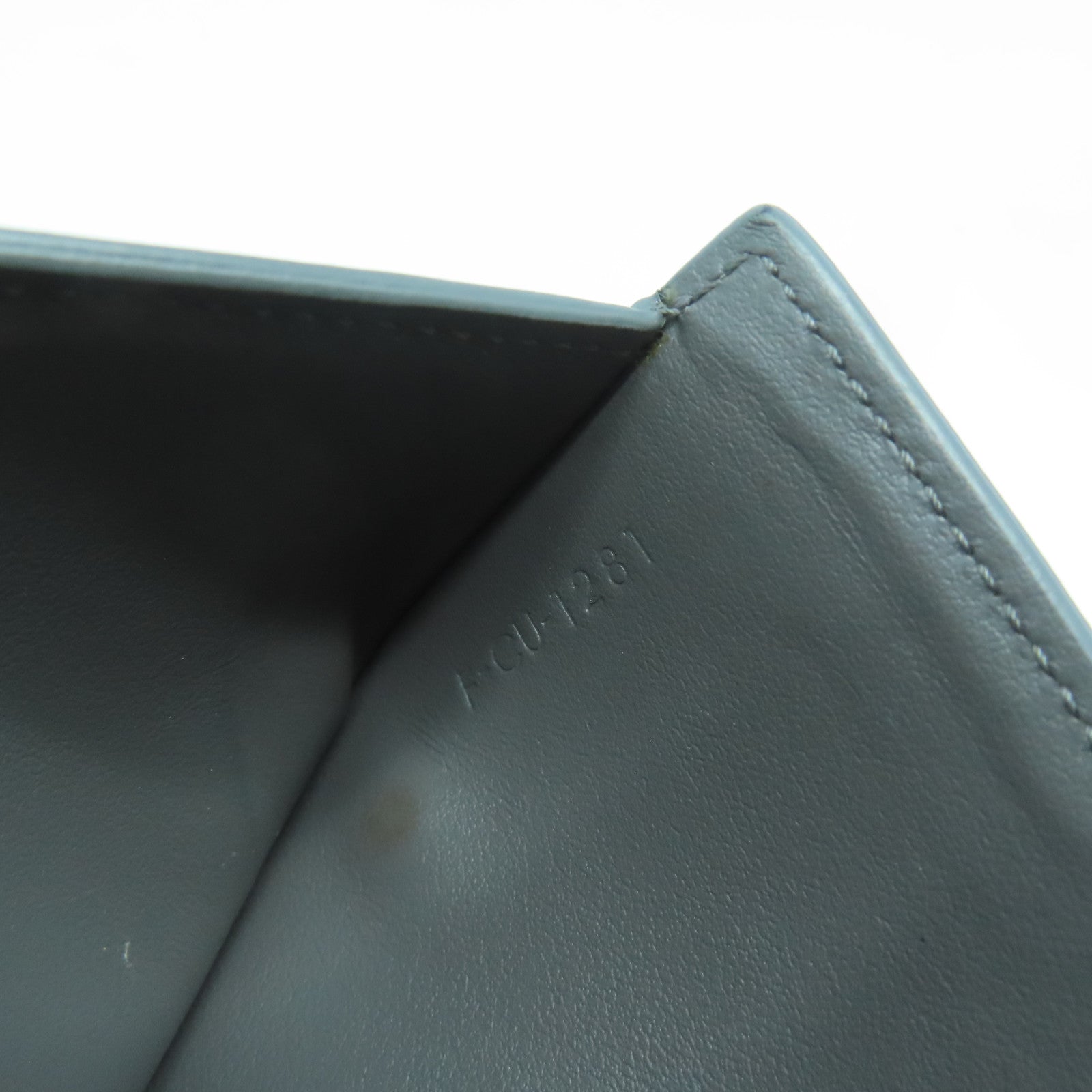 CELINE 【激減優惠】牛皮皮革Wallet金扣錢包灰色/粉紅色