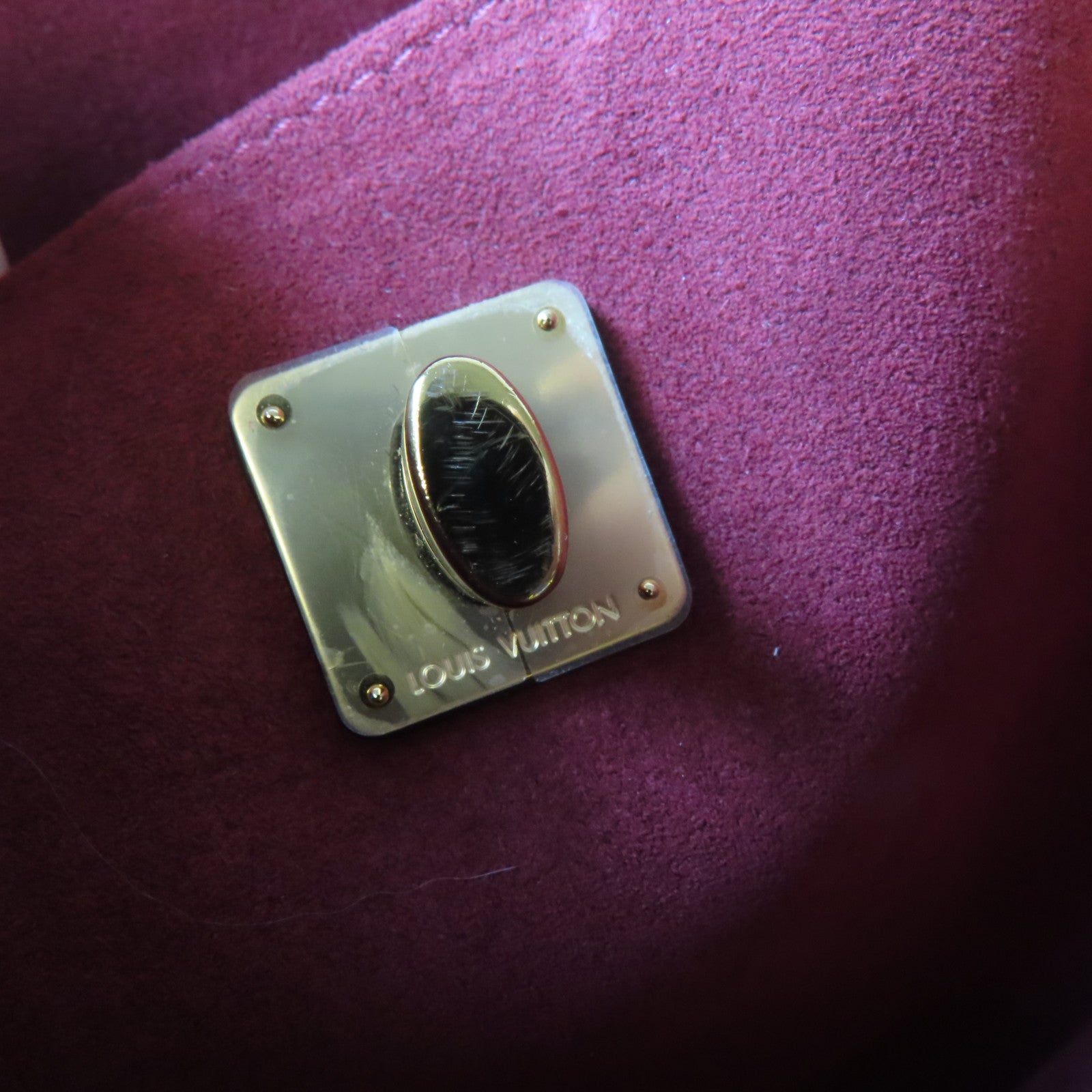 LOUIS VUITTON 【激減優惠】牛皮皮革Lockme Tote金扣肩背袋黑色