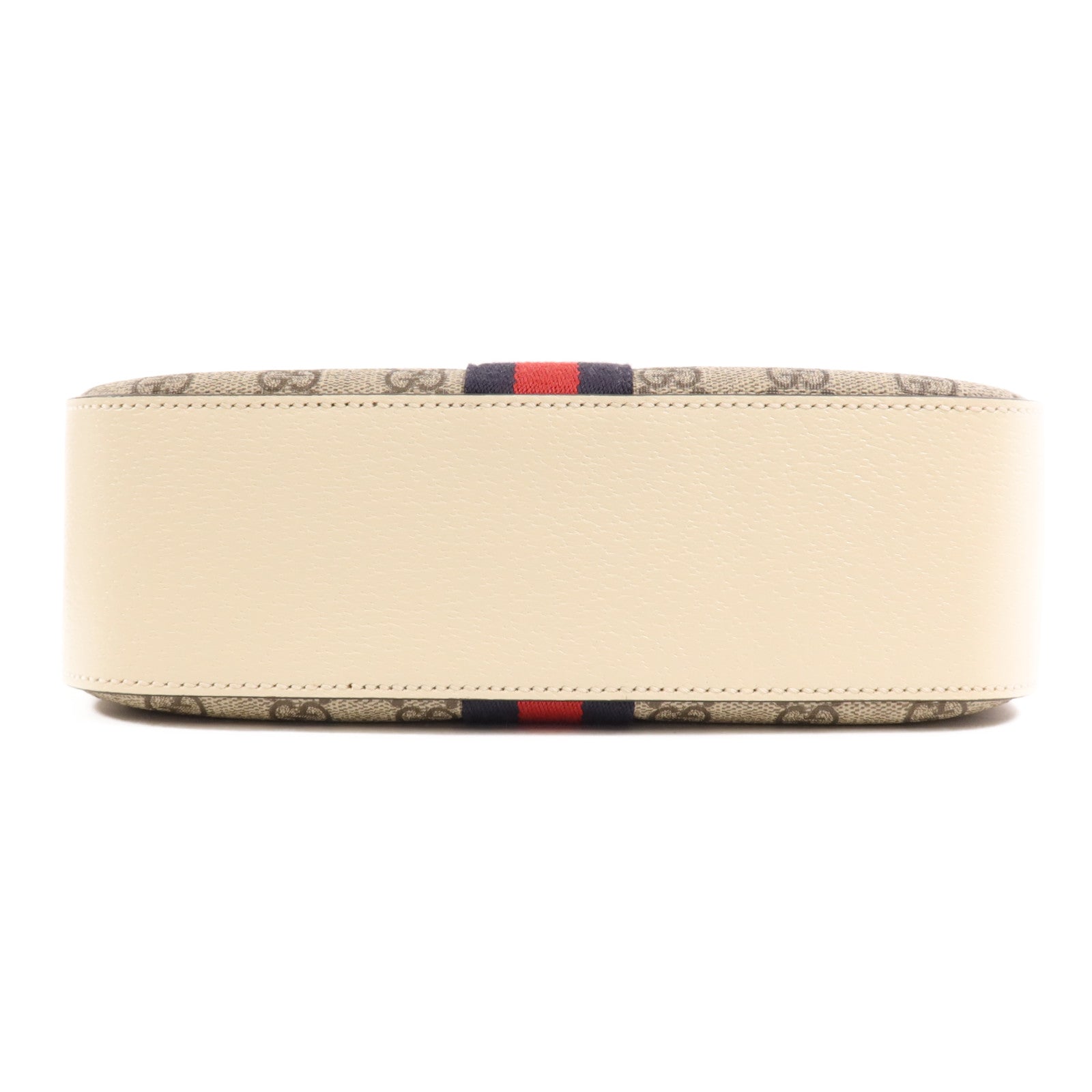 GUCCI 塗層帆布/牛皮皮革Ophidia GG金扣肩背袋