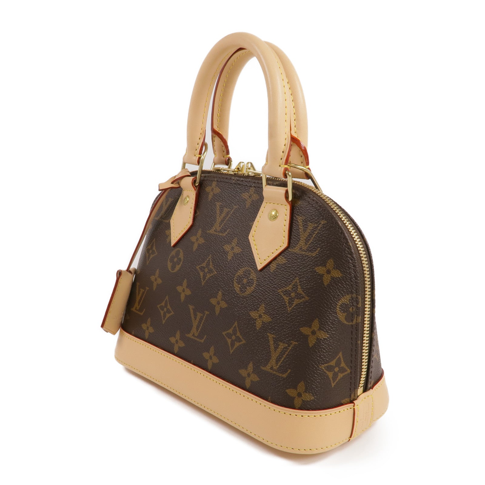 LOUIS VUITTON Monogram Alma BB金扣手挽肩背兩用袋