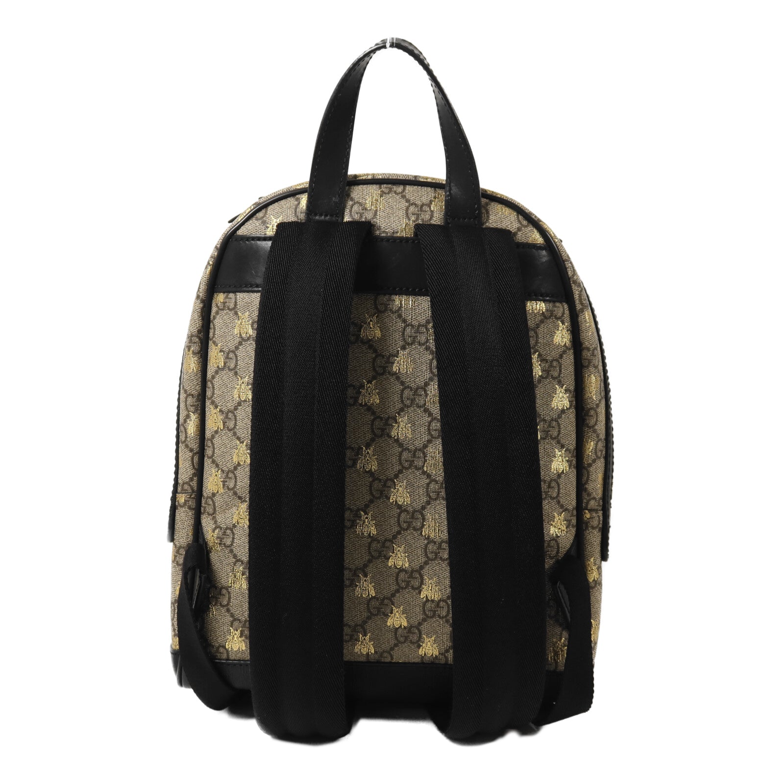 GUCCI 塗層帆布GG Supreme Backpack金扣背包