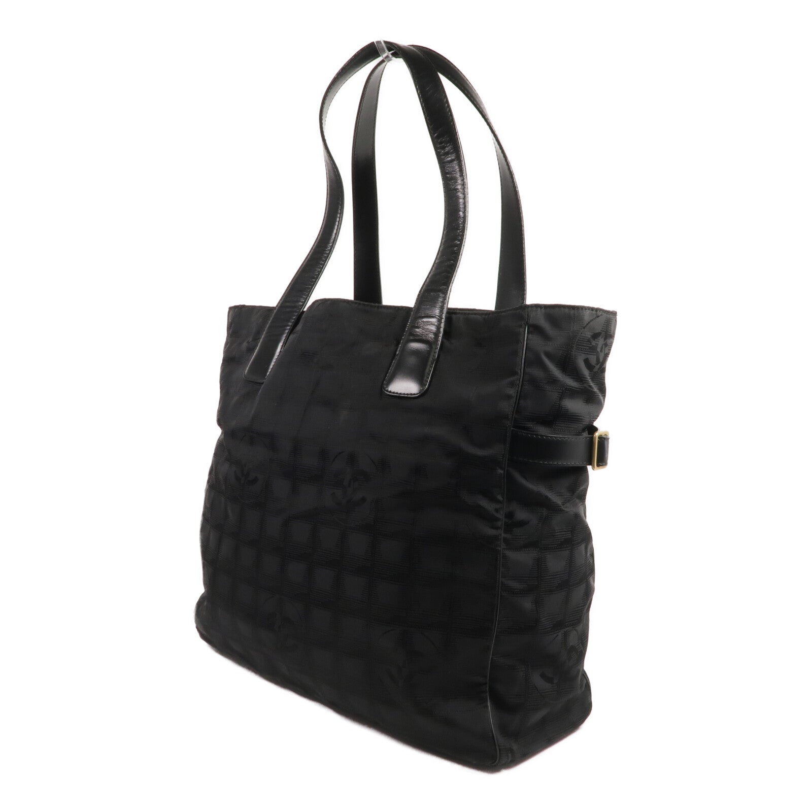 CHANEL 尼龍New Travel Line Tote Bag金扣手挽袋