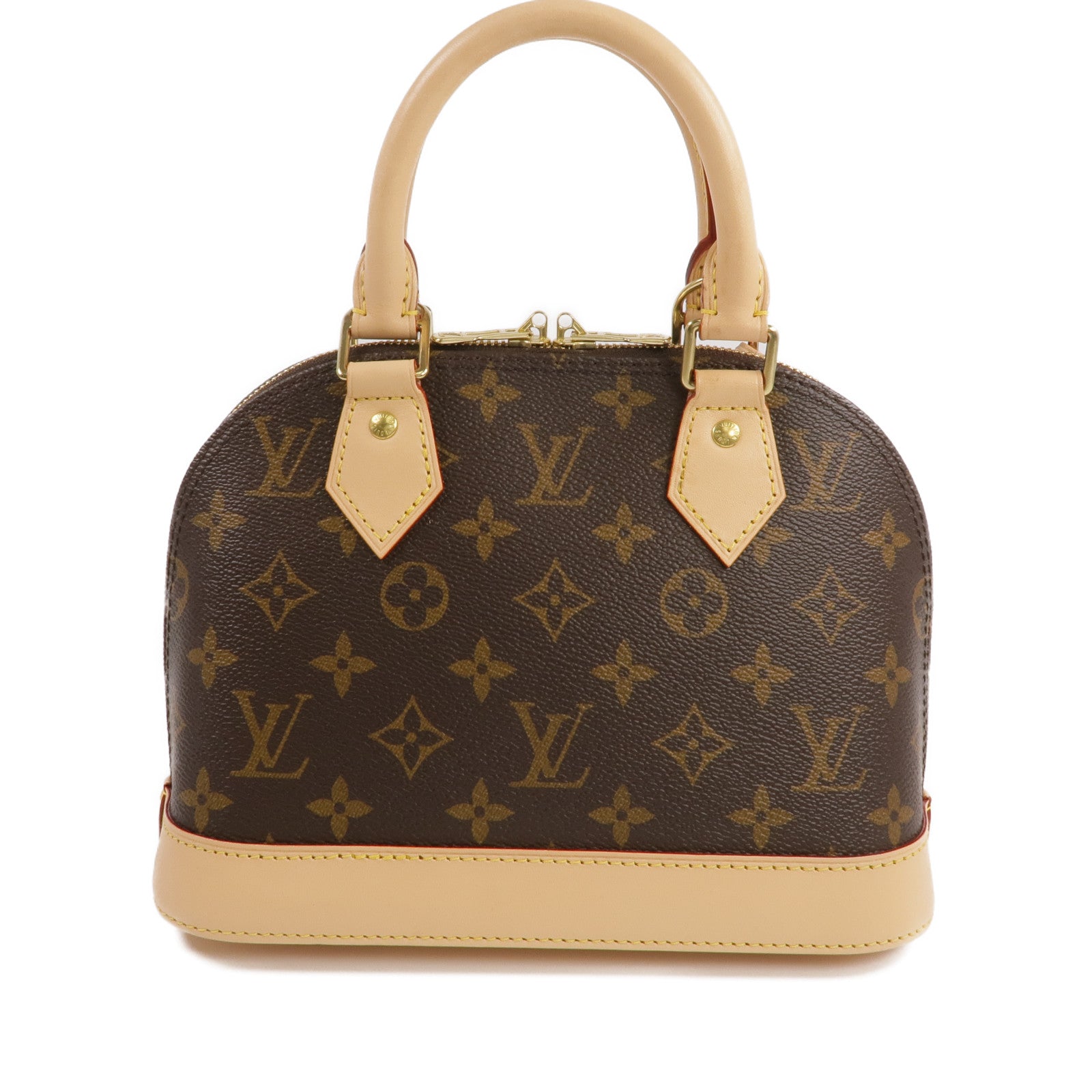 LOUIS VUITTON Monogram Alma BB金扣手挽肩背兩用袋