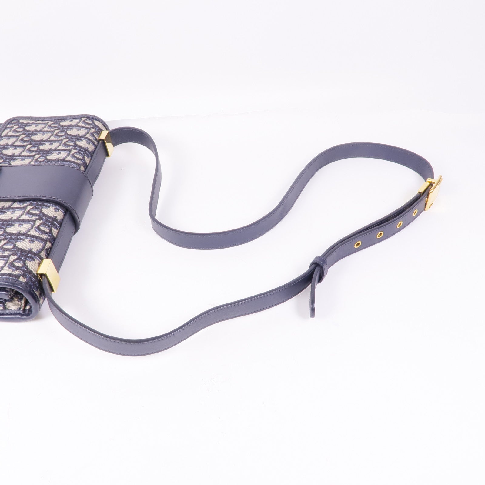 Dior 帆布Montaigne金扣肩背袋