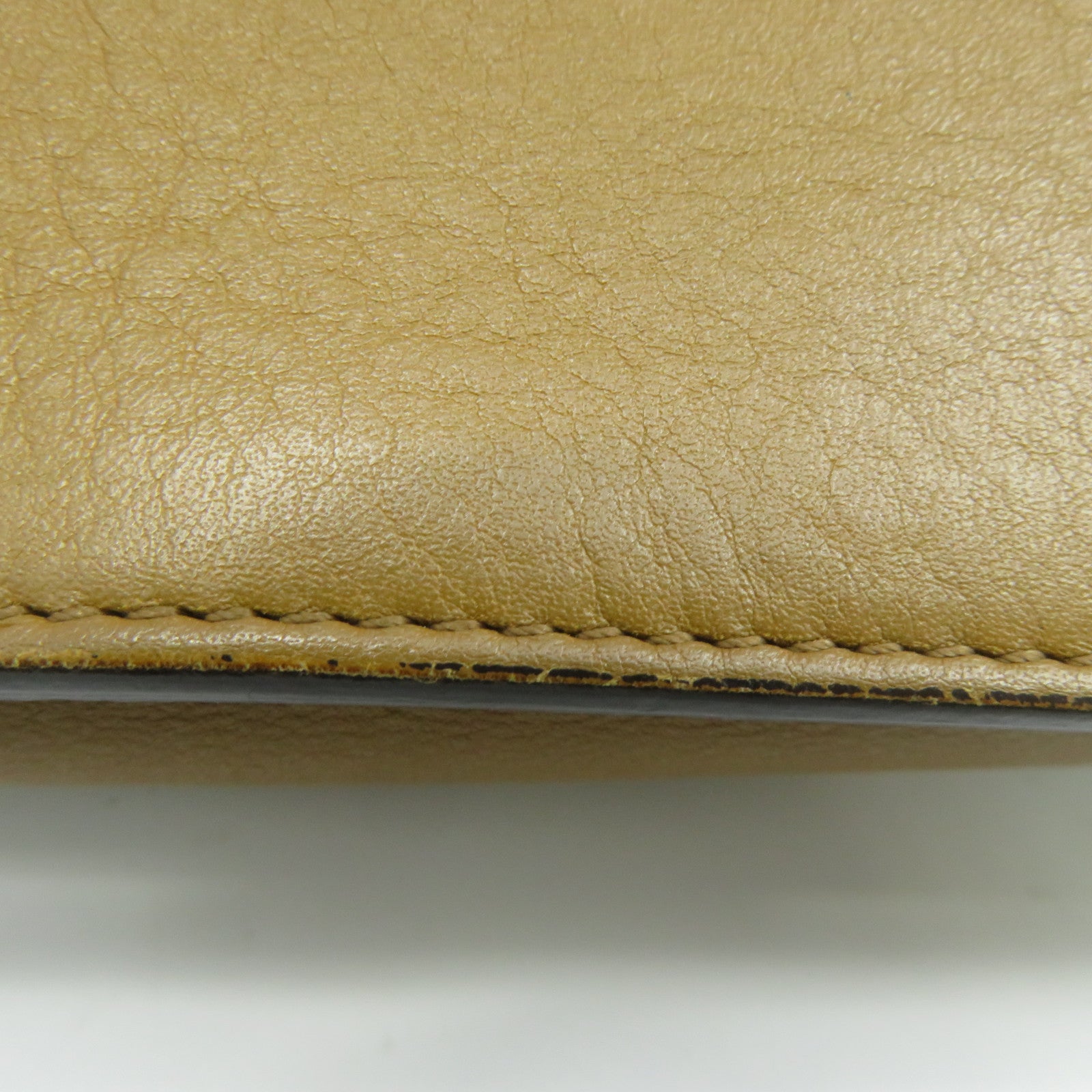 CELINE 【清倉大減價】牛皮皮革Envelope Chain Shoulder金扣鏈帶肩背袋啡色/藍色/白色