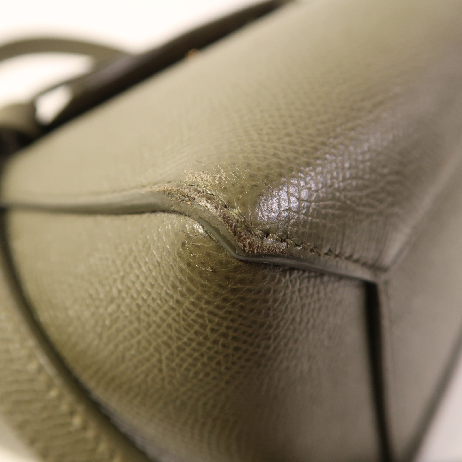 CELINE 牛皮皮革Micro Belt Bag金扣手挽肩背兩用袋