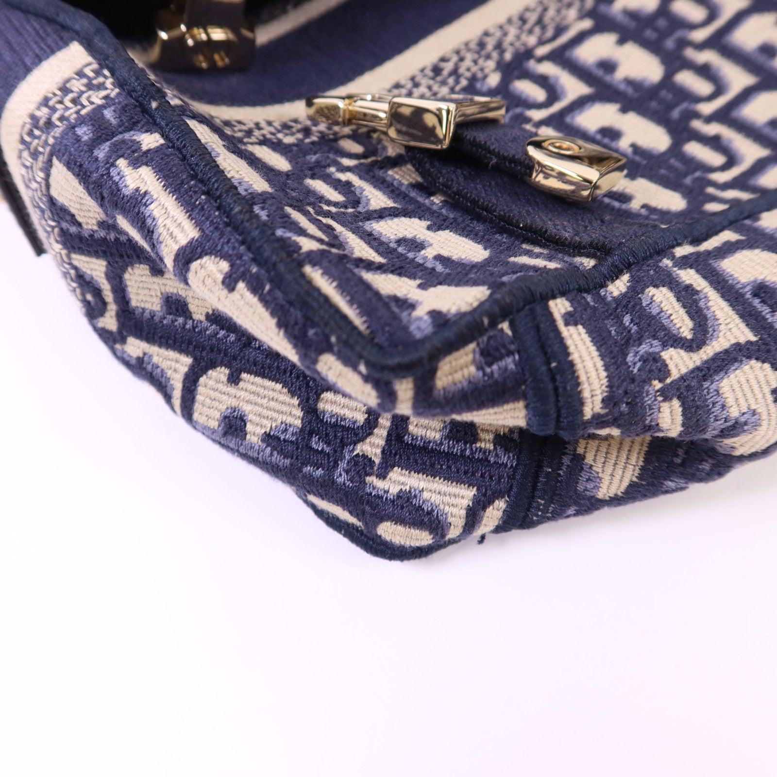 Dior 帆布Diorcamp銀扣肩背袋