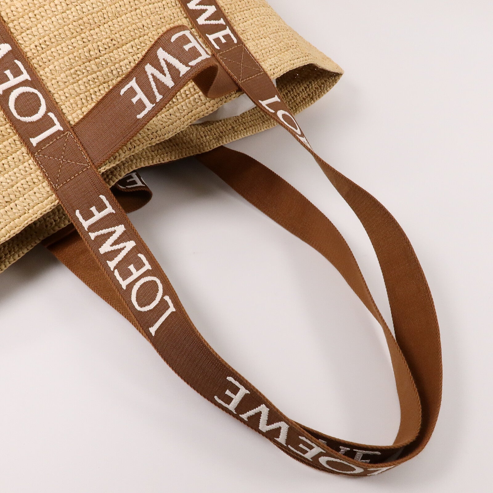 LOEWE Raffia Fold Shopper手挽袋