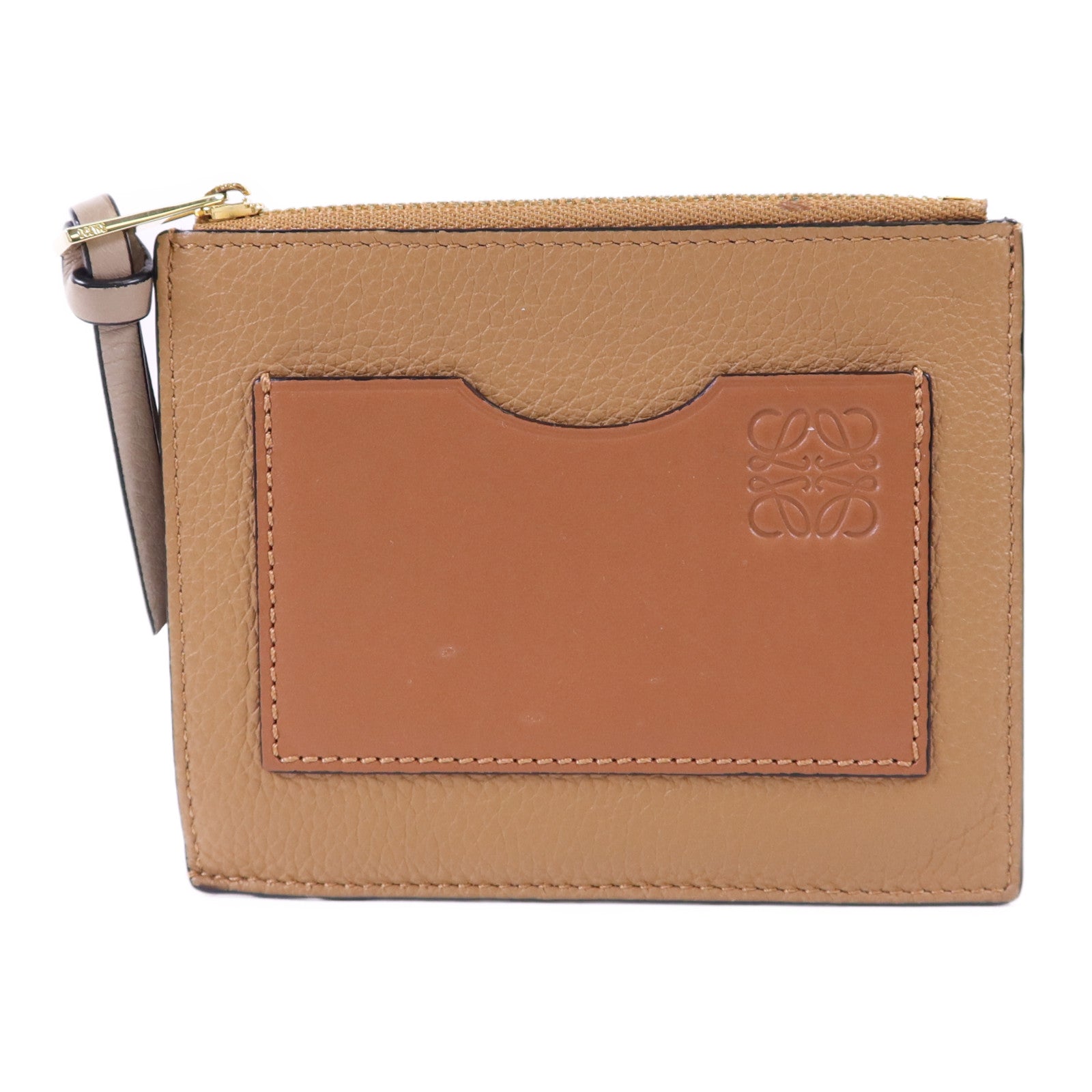 LOEWE 【激減優惠】牛皮皮革Card Case金扣卡片套