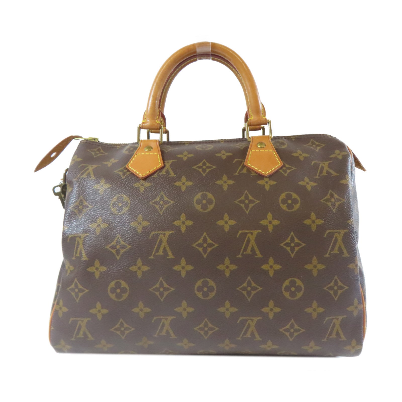 LOUIS VUITTON 【激減優惠】Monogram Speedy 30金扣手挽袋啡色