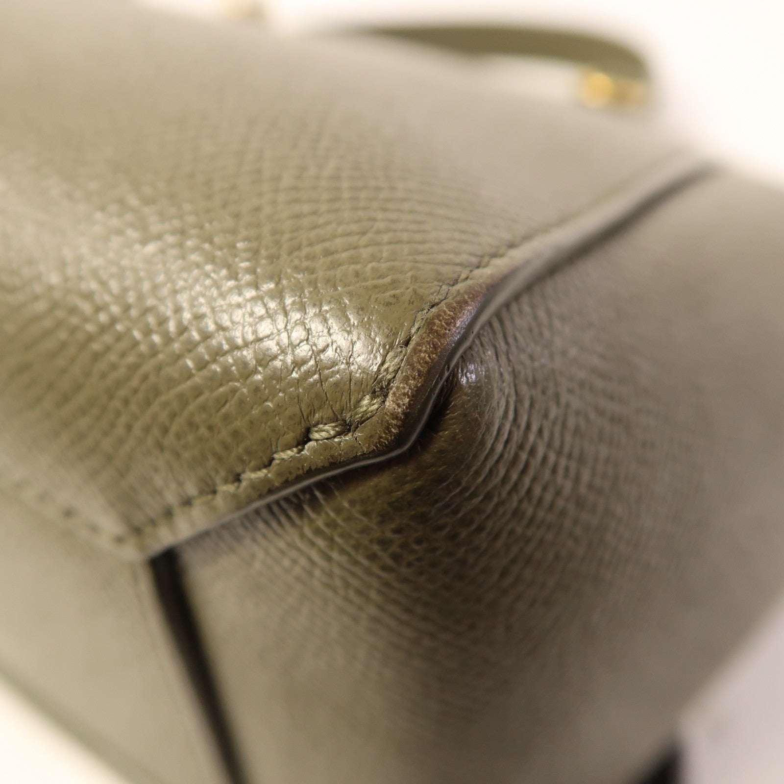 CELINE 牛皮皮革Micro Belt Bag金扣手挽肩背兩用袋