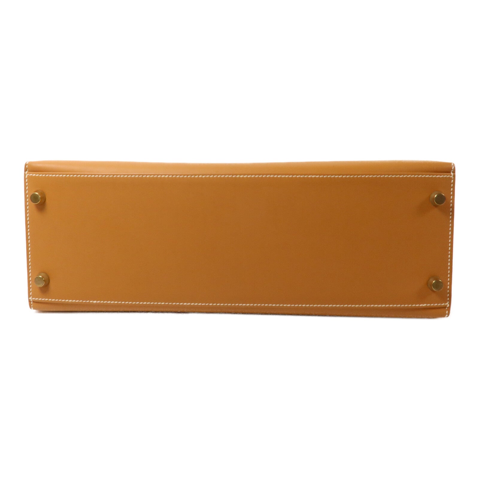 HERMES Box Calf皮革Kelly 32手挽肩背兩用袋Gold