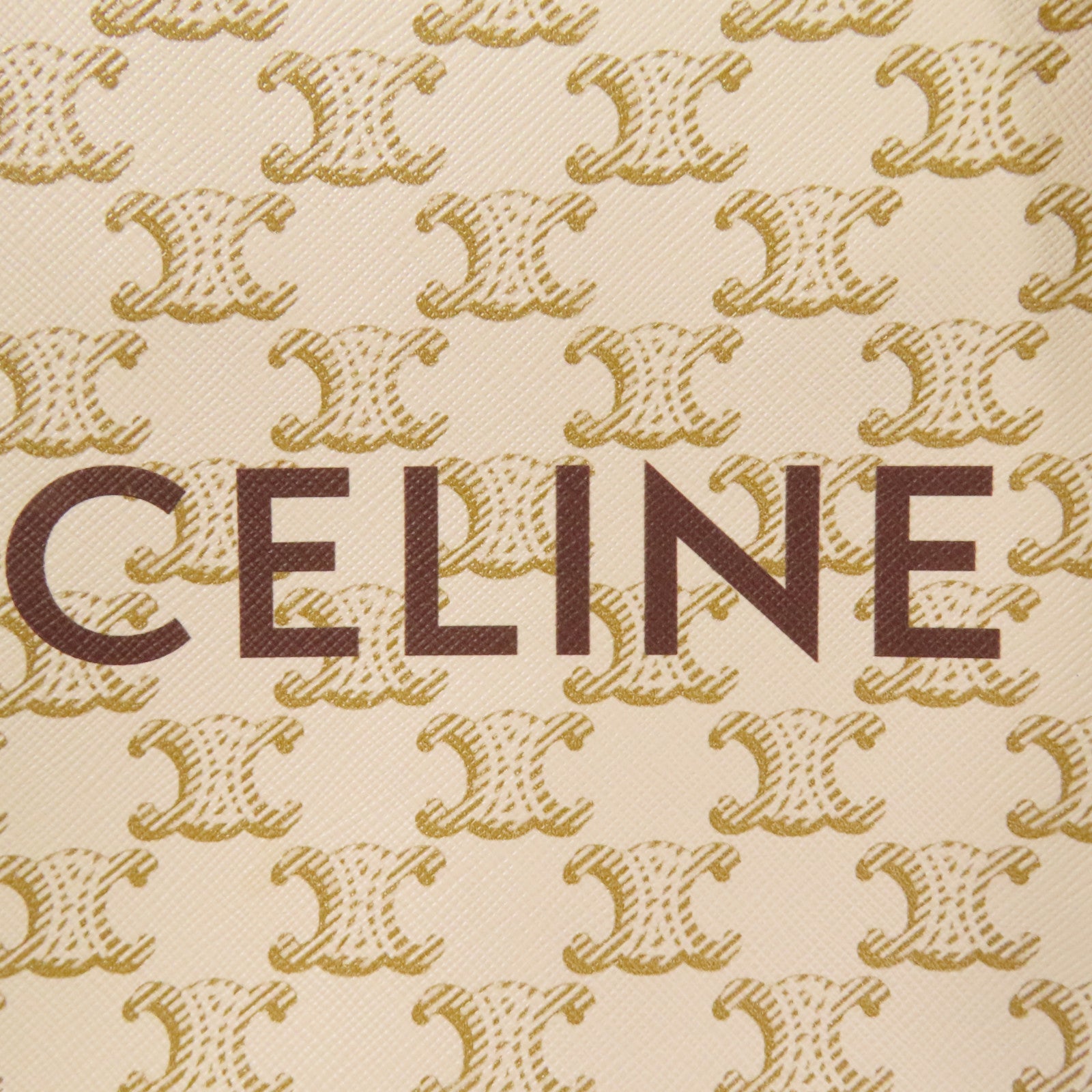 CELINE 塗層帆布Mini Vertical Cabas手挽肩背兩用袋