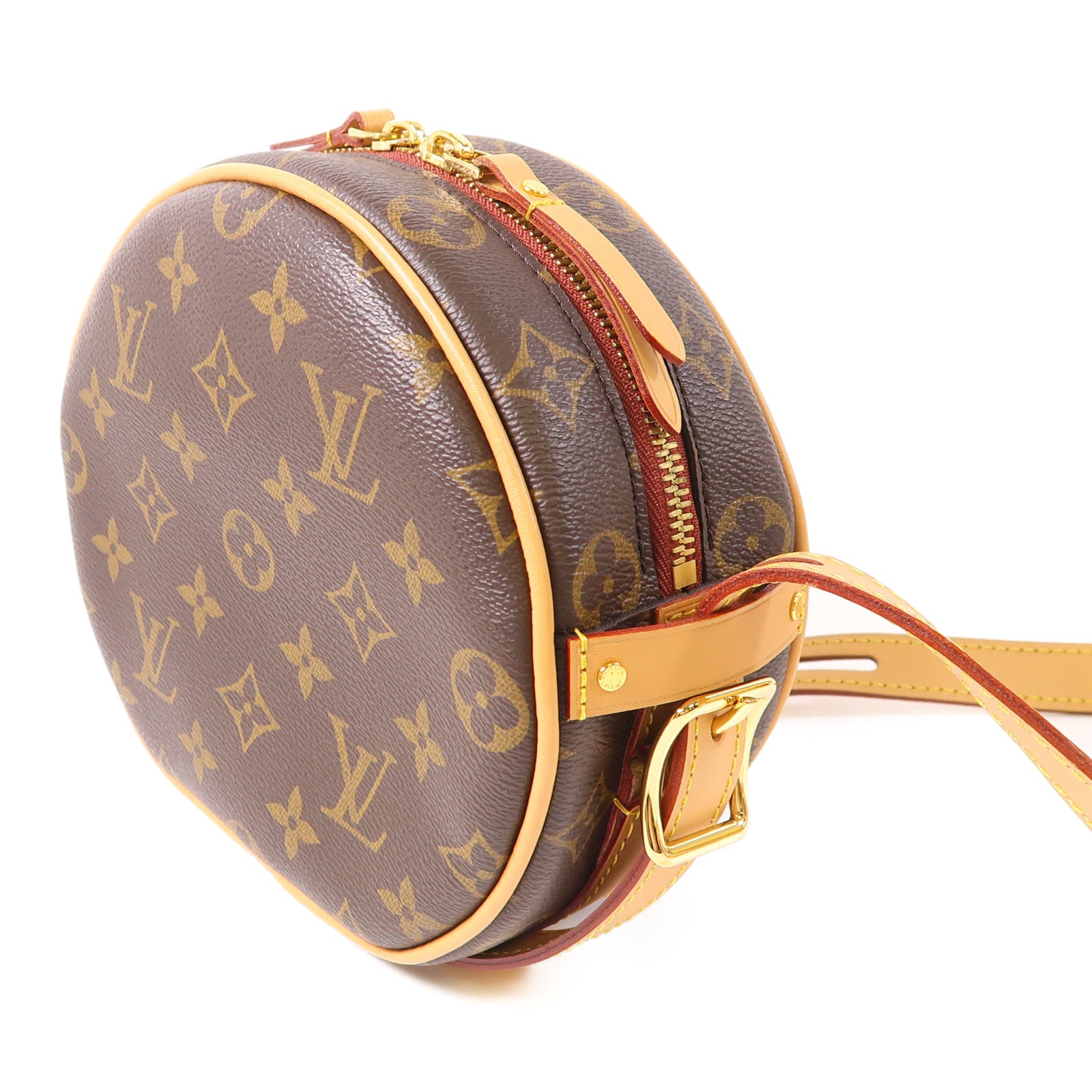LOUIS VUITTON Monogram Boite Chapeau Souple PM金扣肩背袋