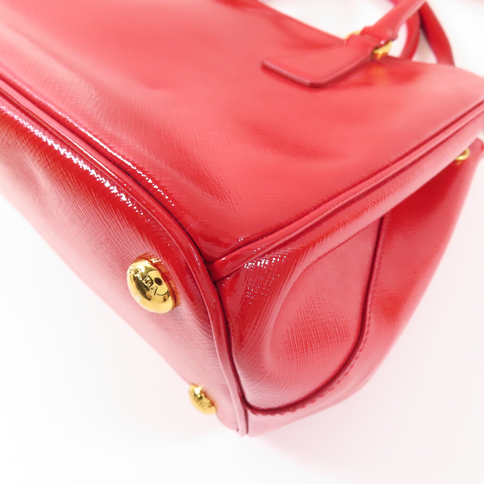 PRADA Saffiano皮革2 Way Shoulder Bag金扣手挽肩背兩用袋
