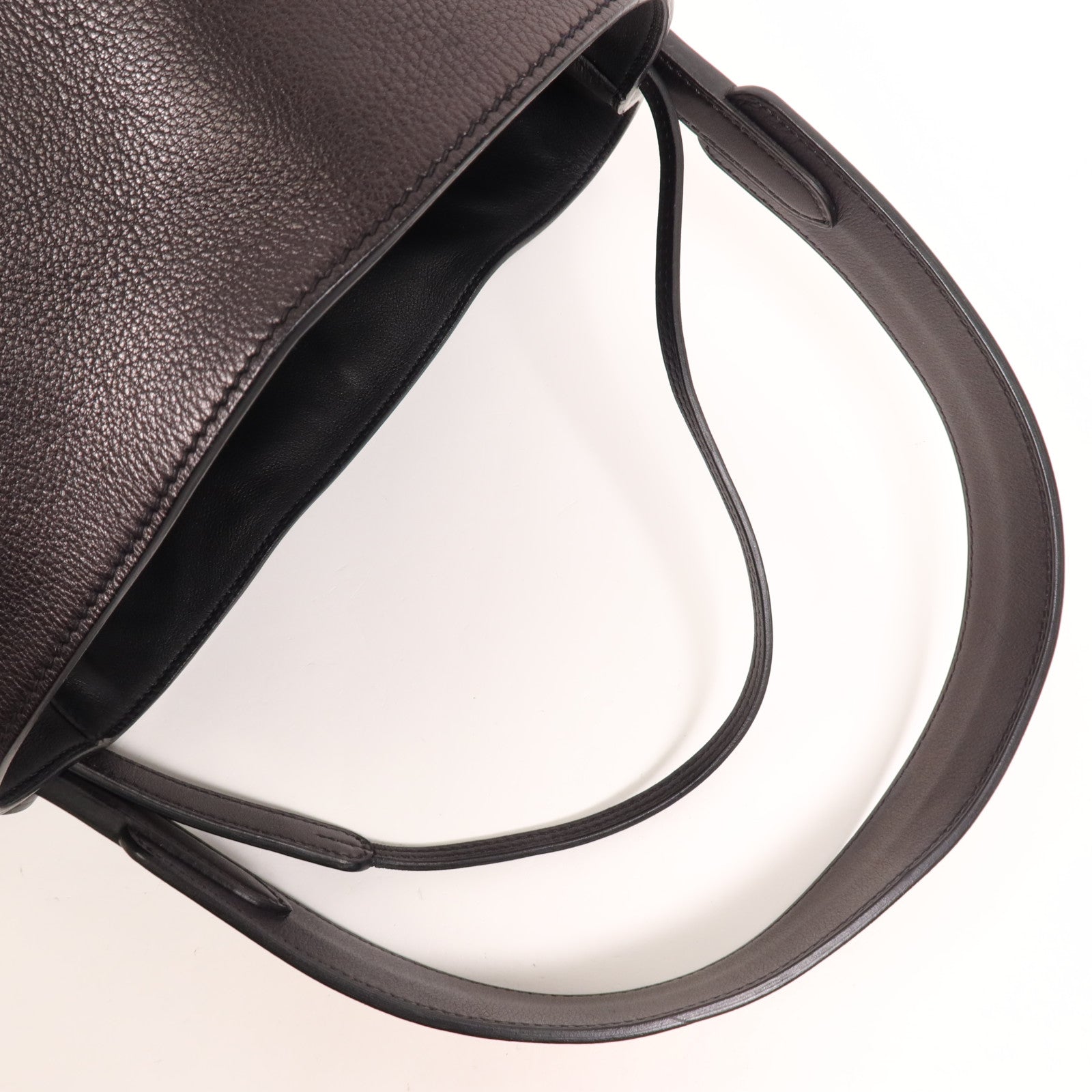 HERMES Evercolor皮革Licol 19手挽肩背兩用袋Noir