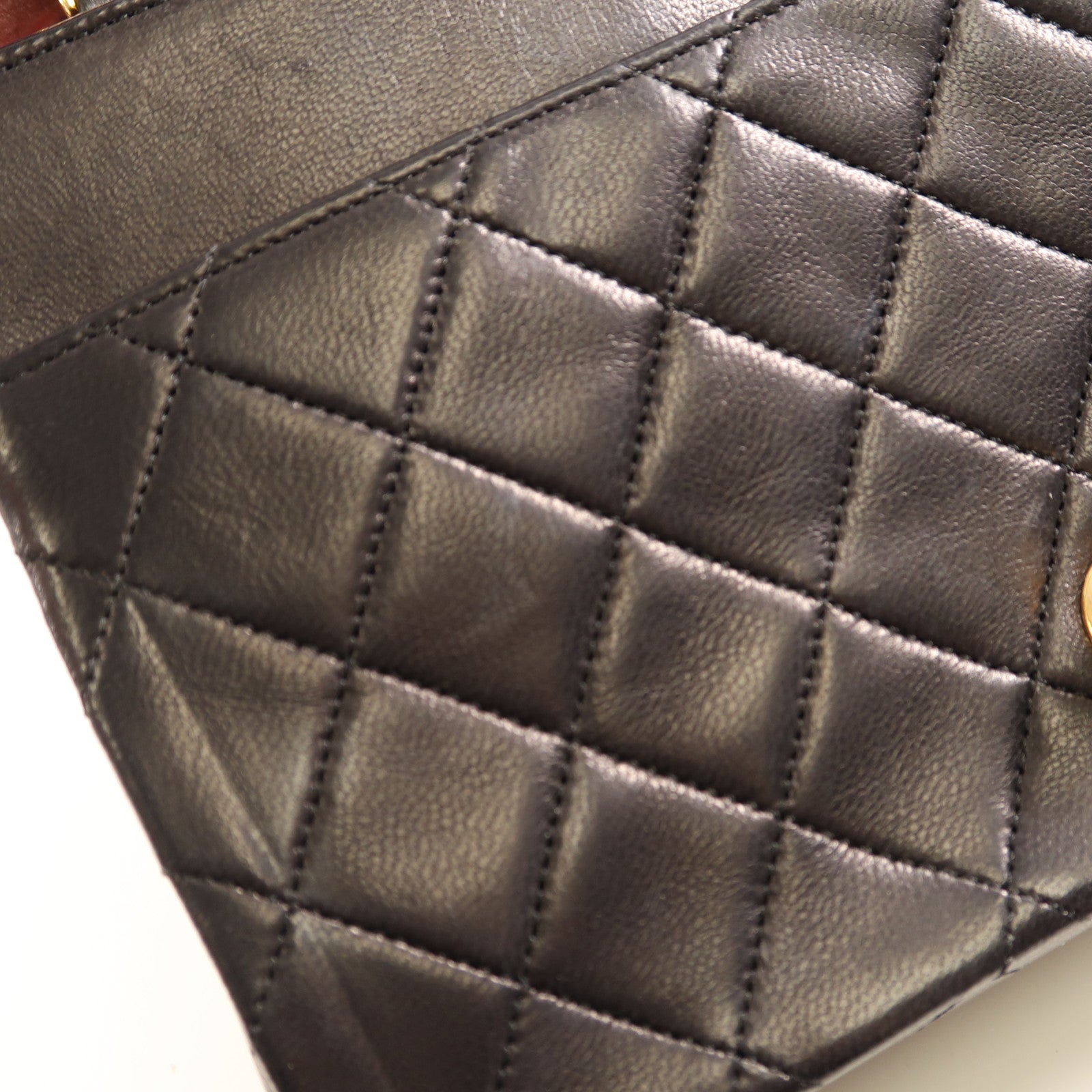 CHANEL 羊皮皮革Chain Shoulder Bag金扣鏈帶肩背袋