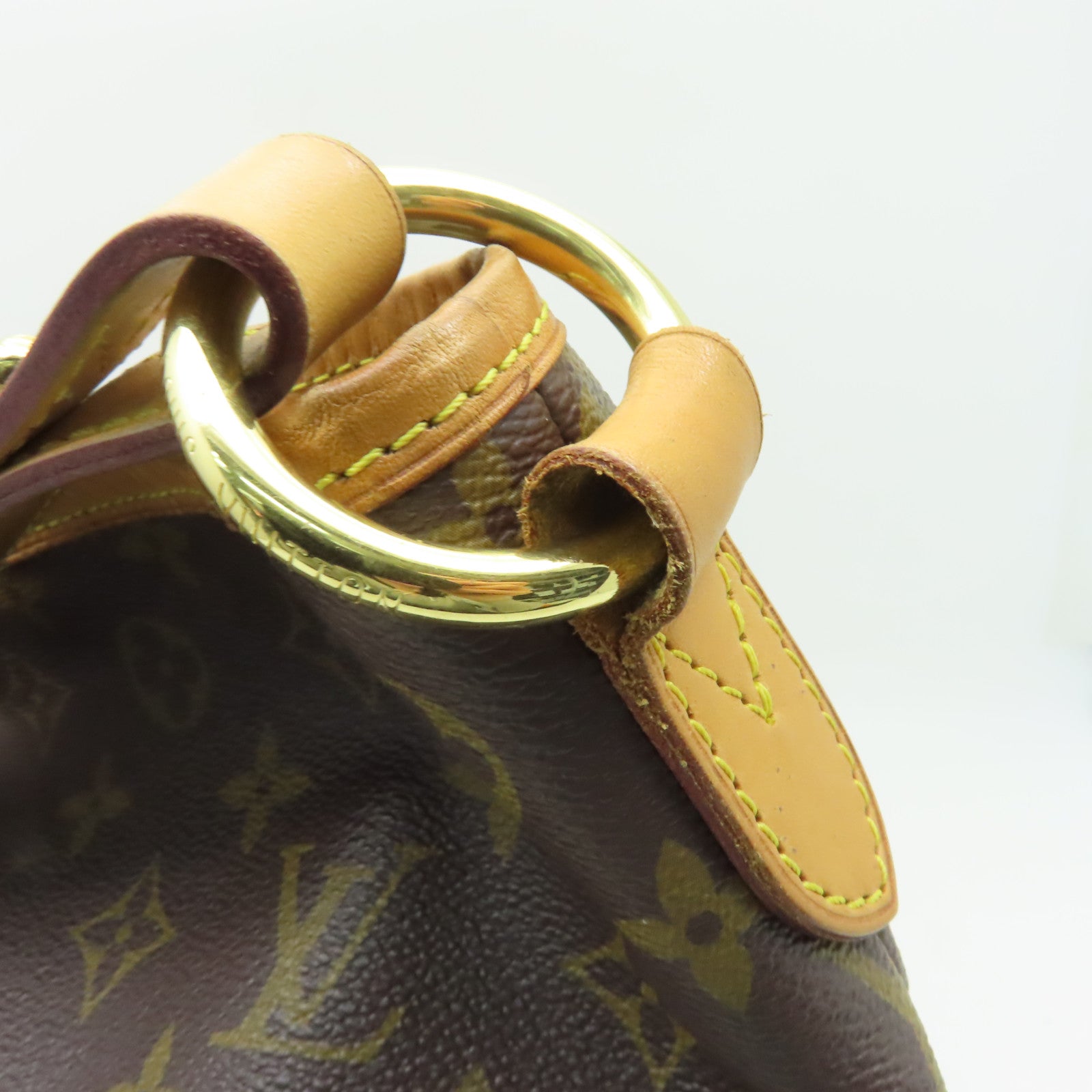LOUIS VUITTON 【激減優惠】Monogram Delightful MM金扣肩背袋棕色