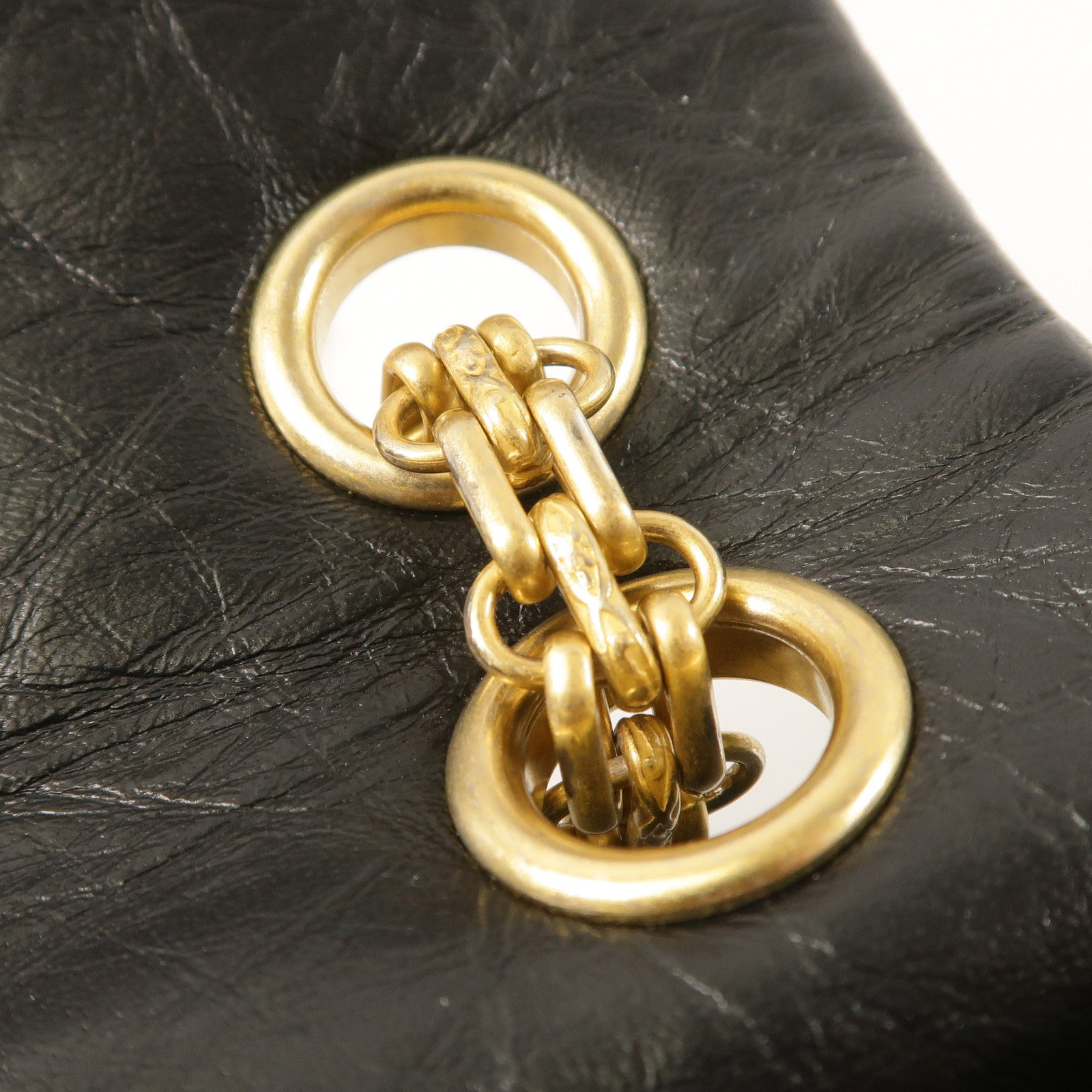 CHANEL 【激減優惠】牛皮皮革2.55 Mini金扣鏈帶肩背袋