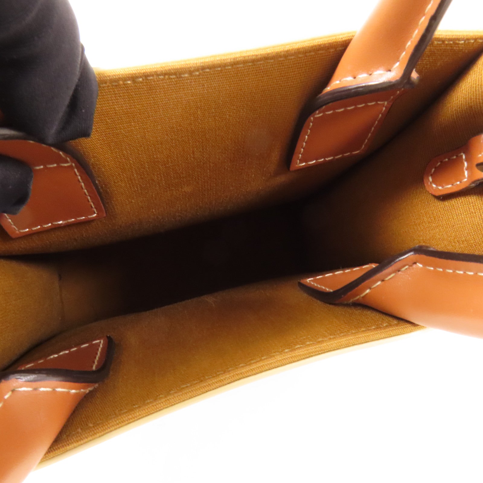 CELINE 塗層帆布Mini Vertical Cabas手挽肩背兩用袋