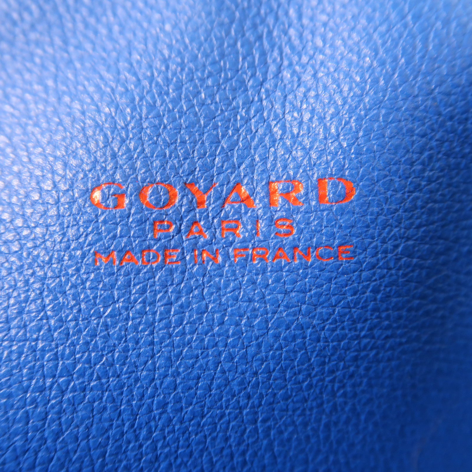 GOYARD 塗層帆布Anjou銀扣手挽袋藍色