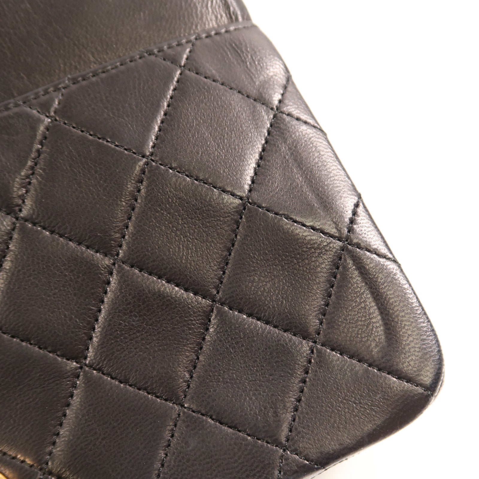 CHANEL 羊皮皮革Chain Shoulder Bag金扣鏈帶肩背袋