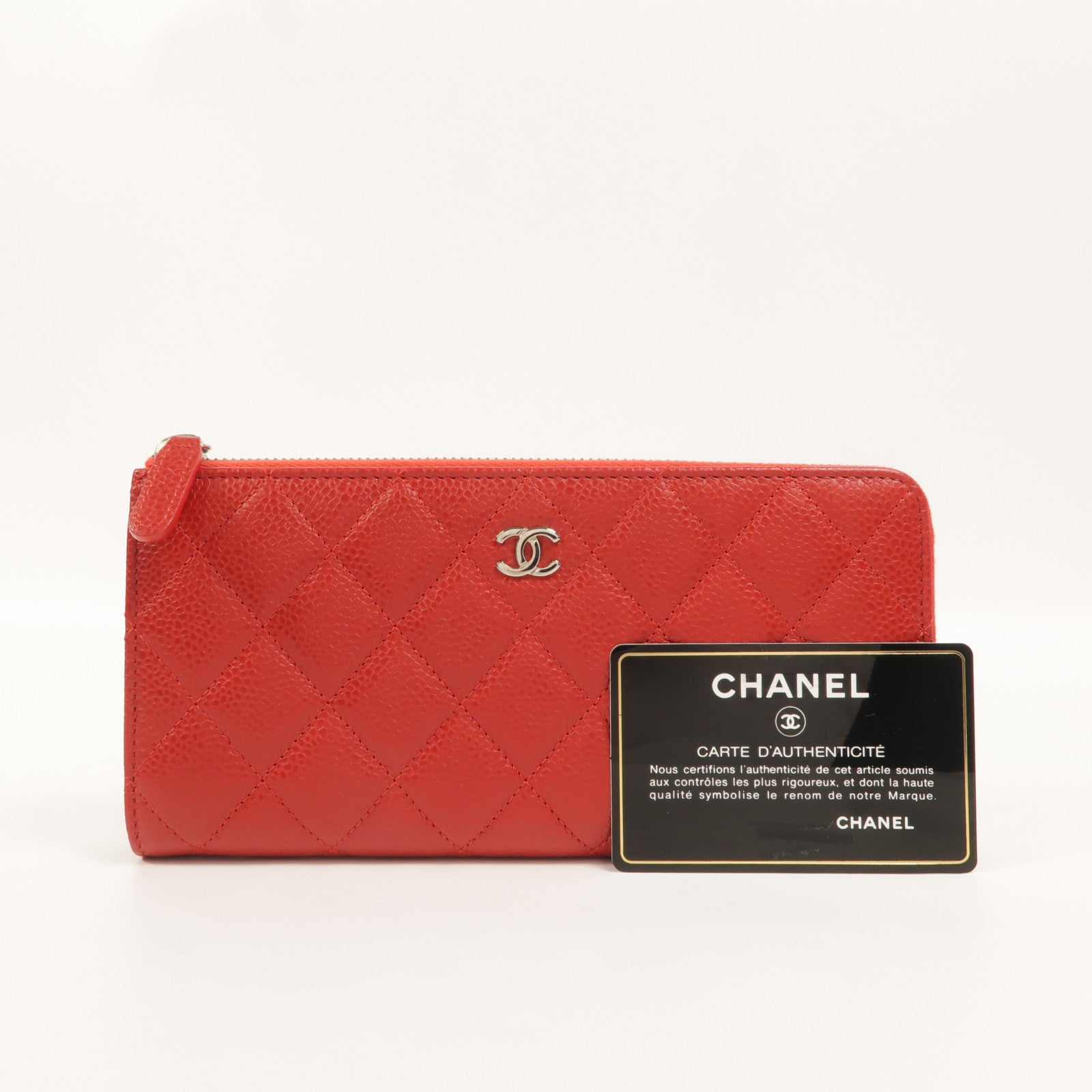 CHANEL 牛皮皮革Long Wallet長錢包