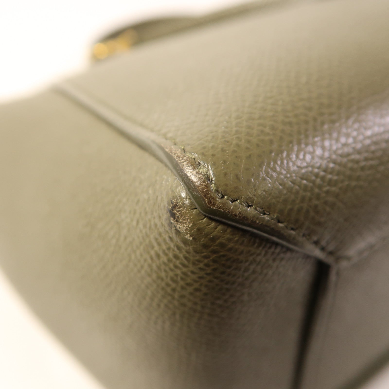 CELINE 牛皮皮革Micro Belt Bag金扣手挽肩背兩用袋