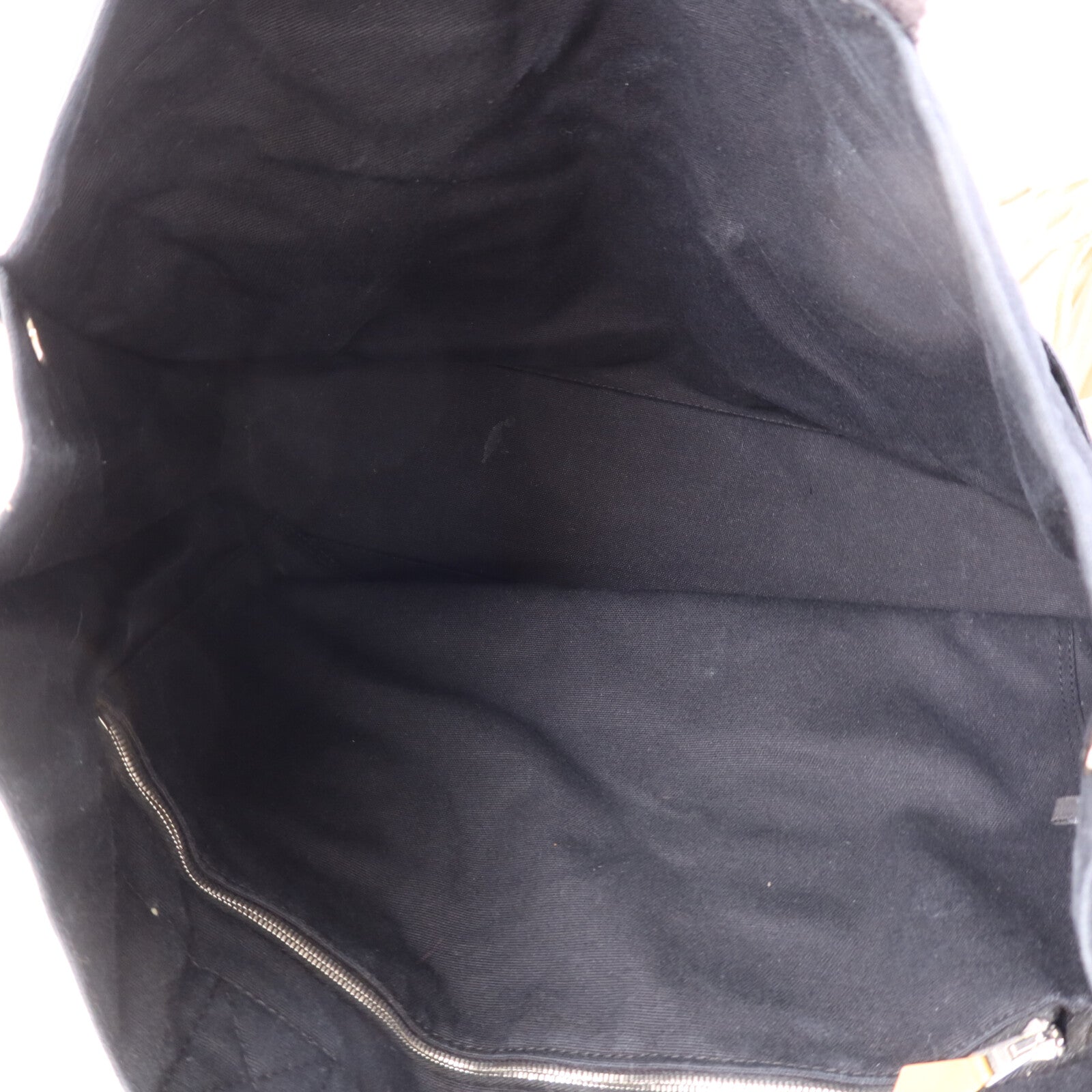 HERMES 帆布Fourre Tout Tote MM銀扣手挽袋