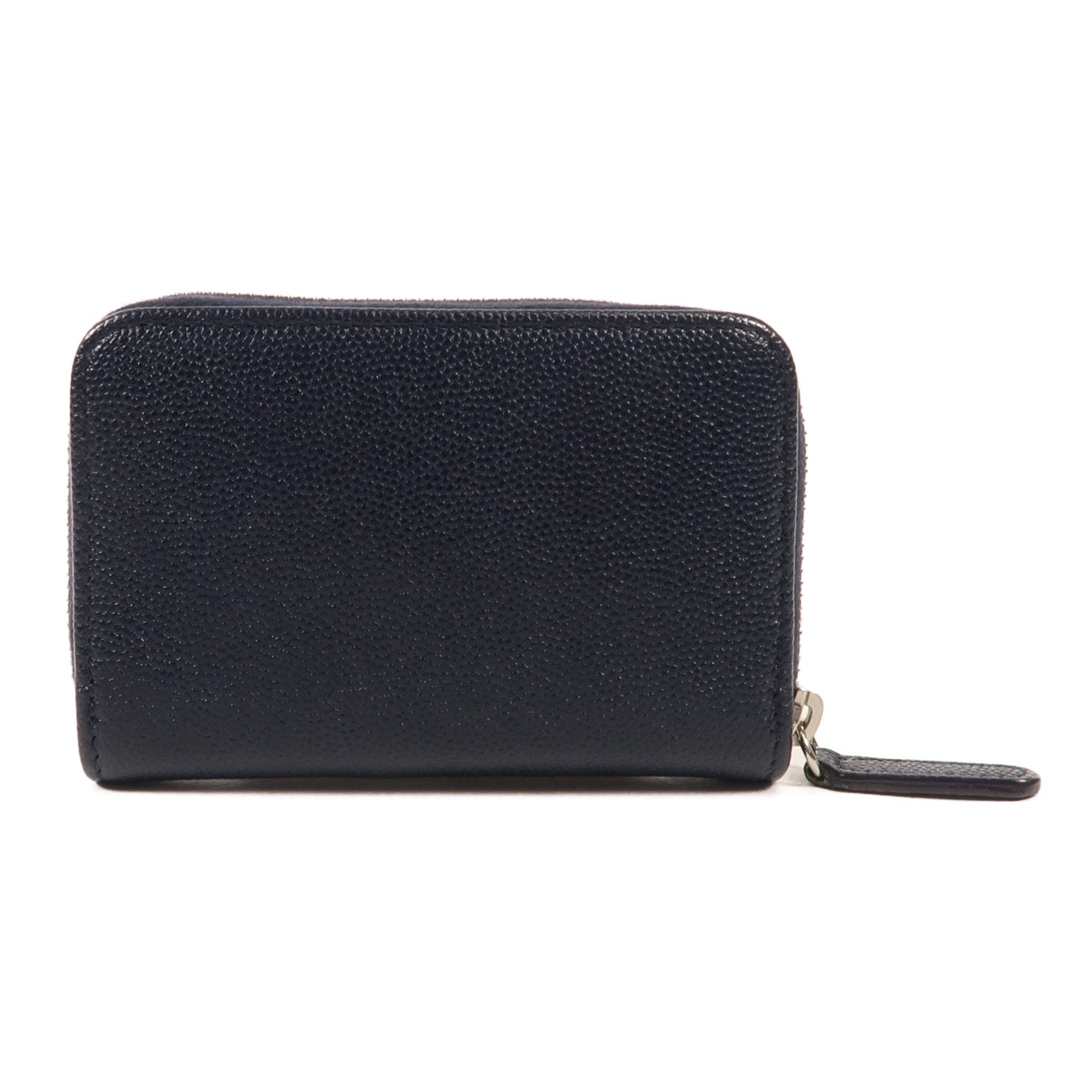 CHANEL 牛皮皮革Card Case銀扣卡片套